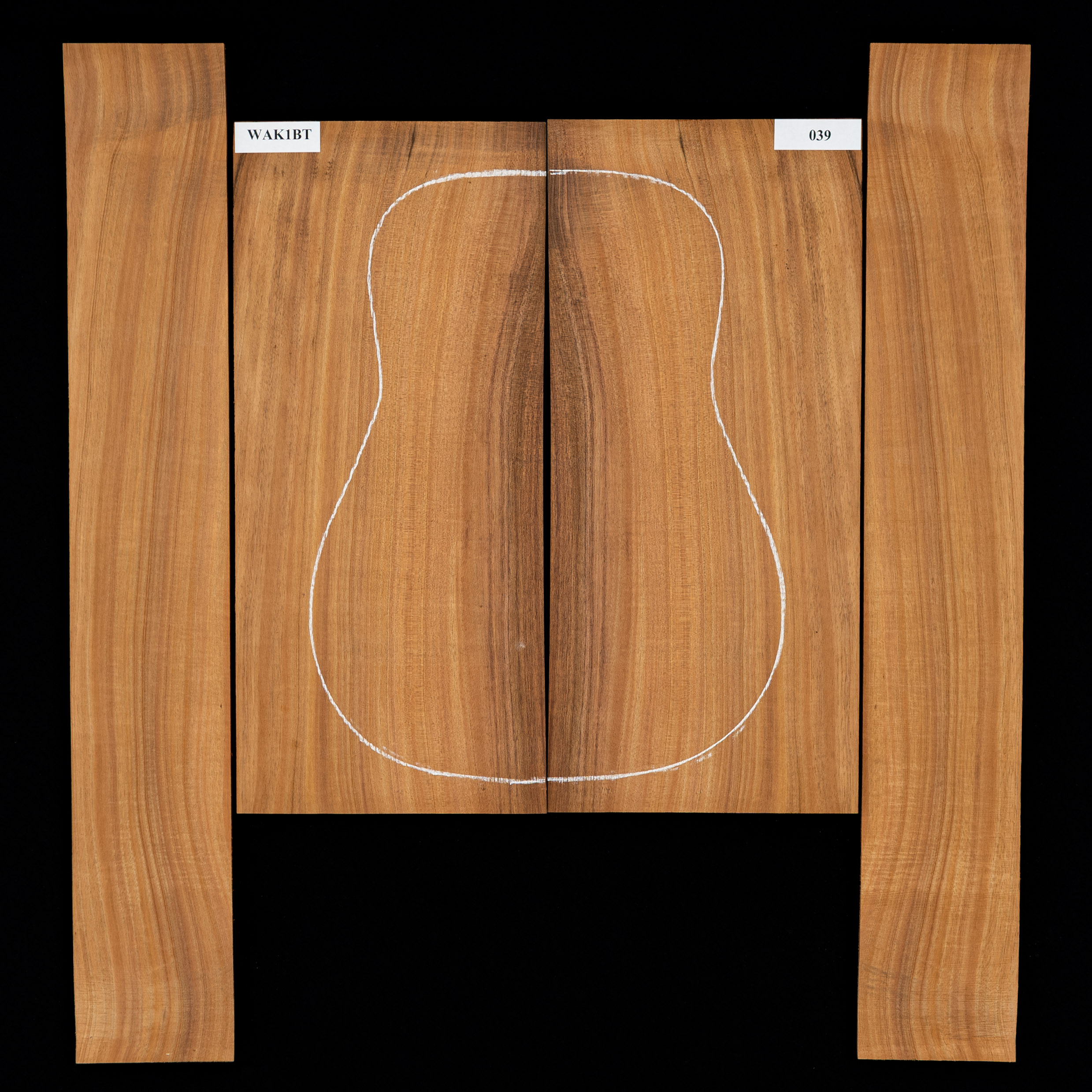 Koa Back + Side Set - 039