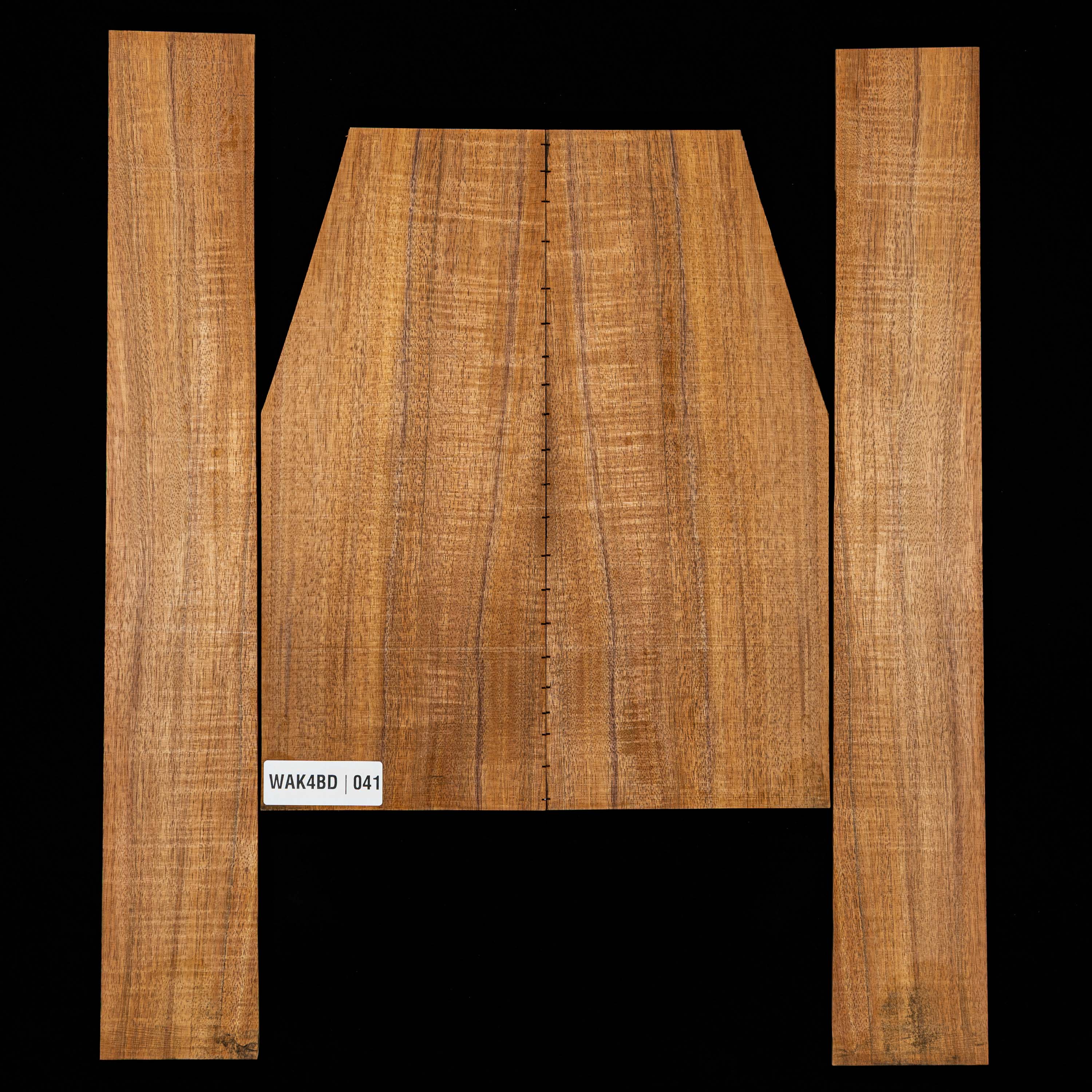 Flame Koa Back + Side Set - 041