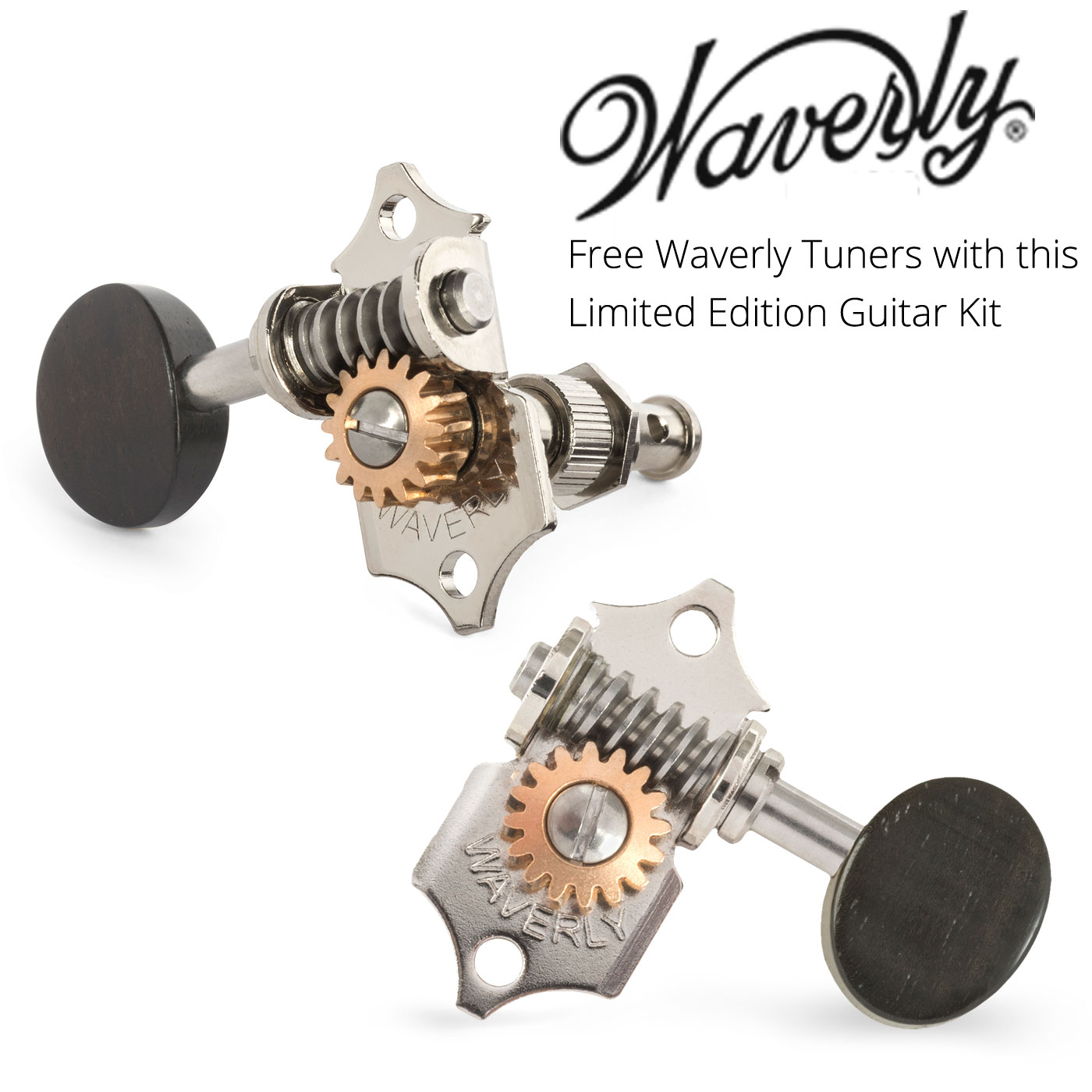 WoodStax Flamed Koa OM Guitar Kit, Bolt-on Neck - 042 - StewMac