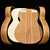 WoodStax Flame Koa OM Guitar Kit, Bolt-on Neck - 040