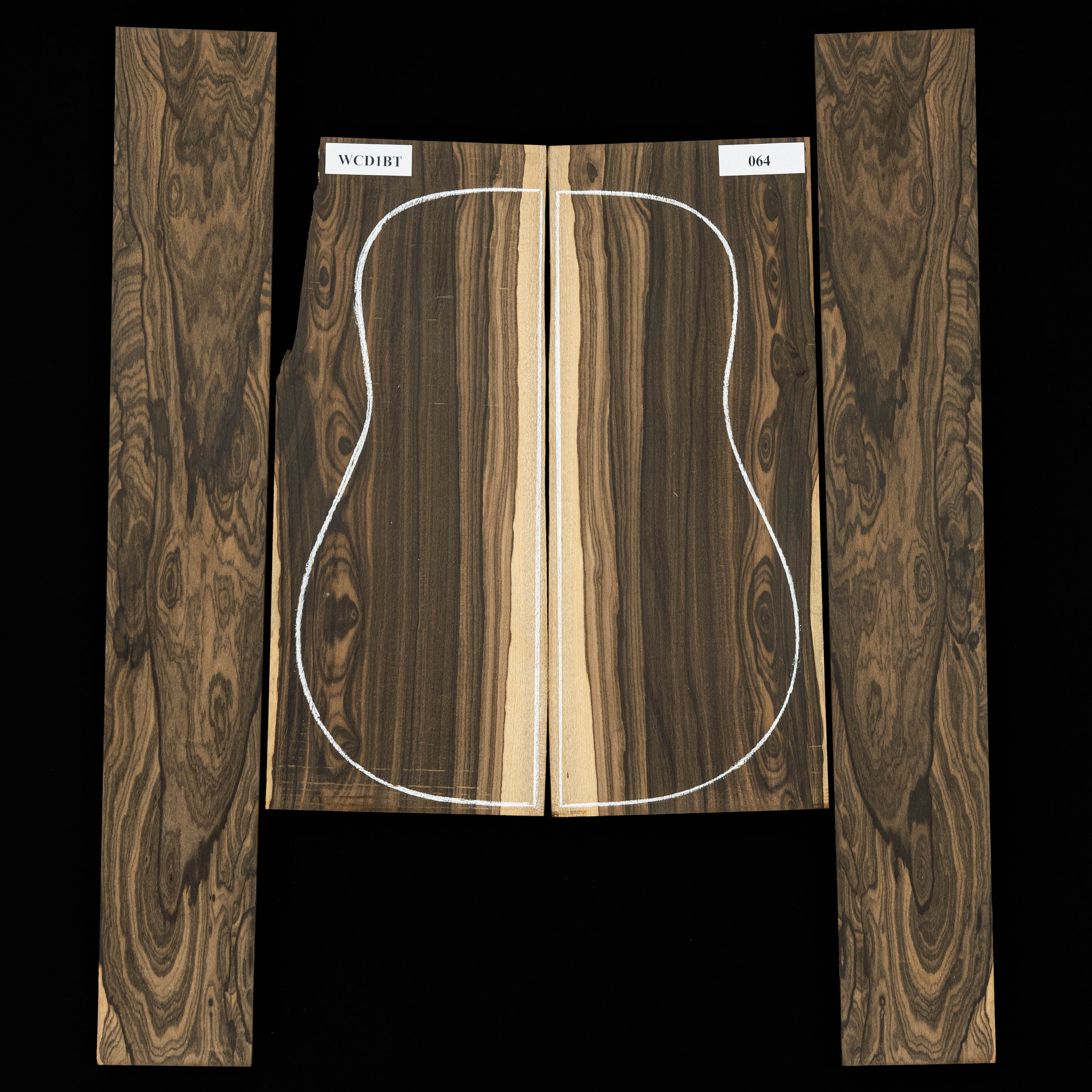 Ziricote Back + Side Set 064 StewMac