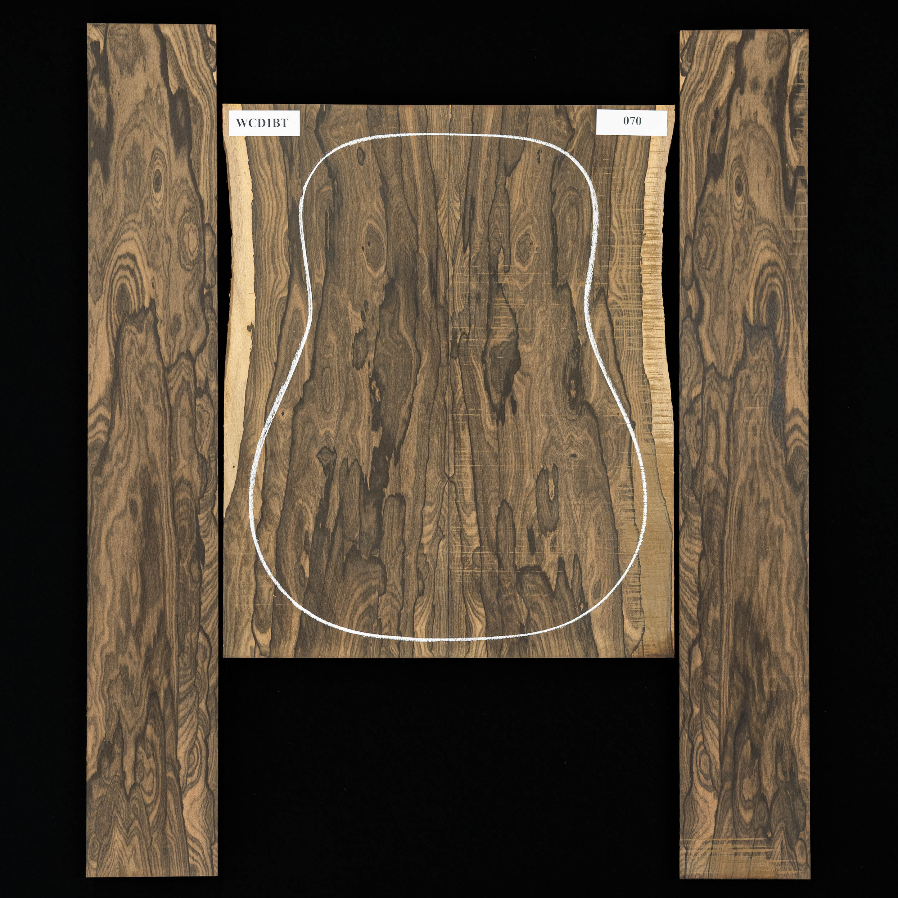 Ziricote Back + Side Set 070 StewMac