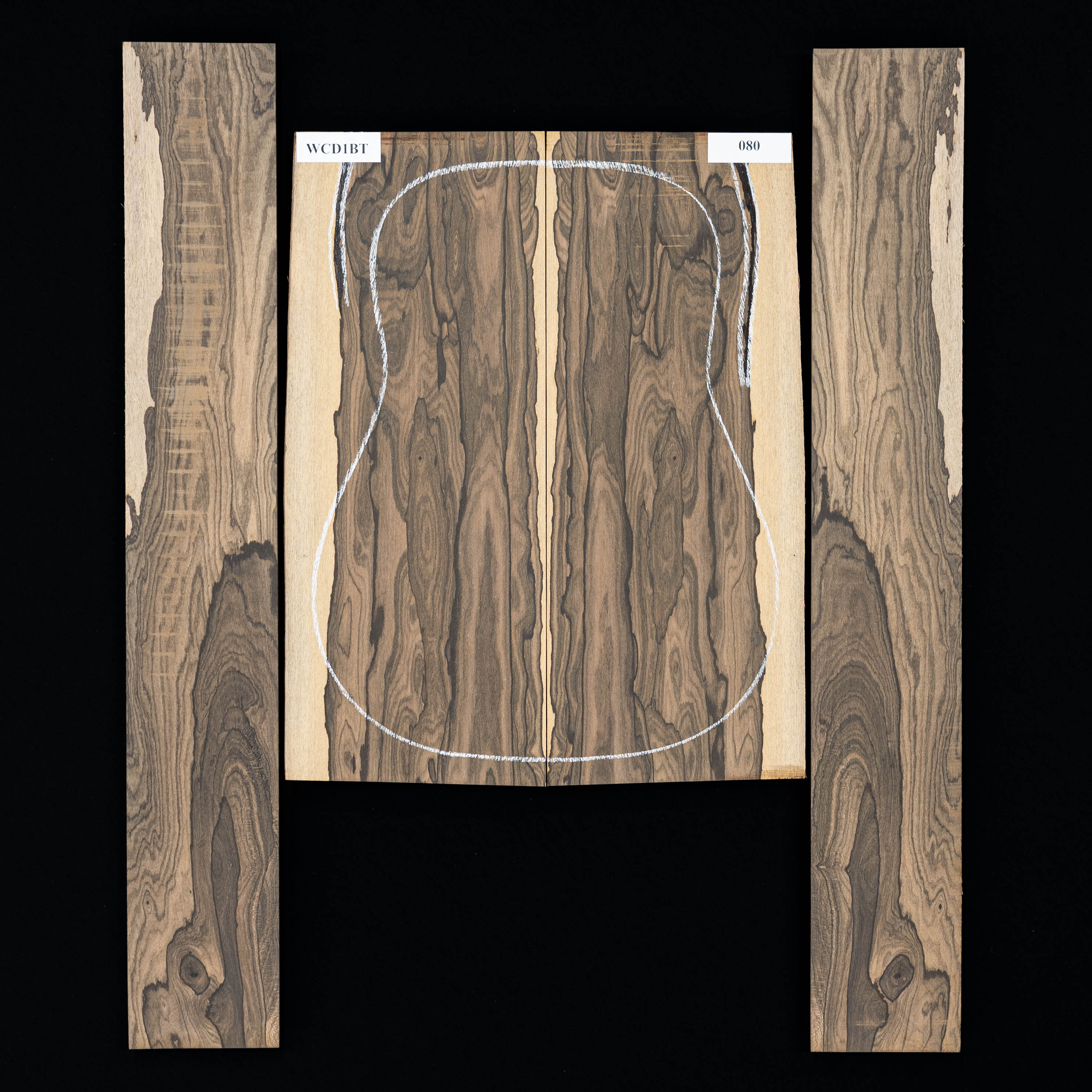 Ziricote Back + Side Set 080 StewMac