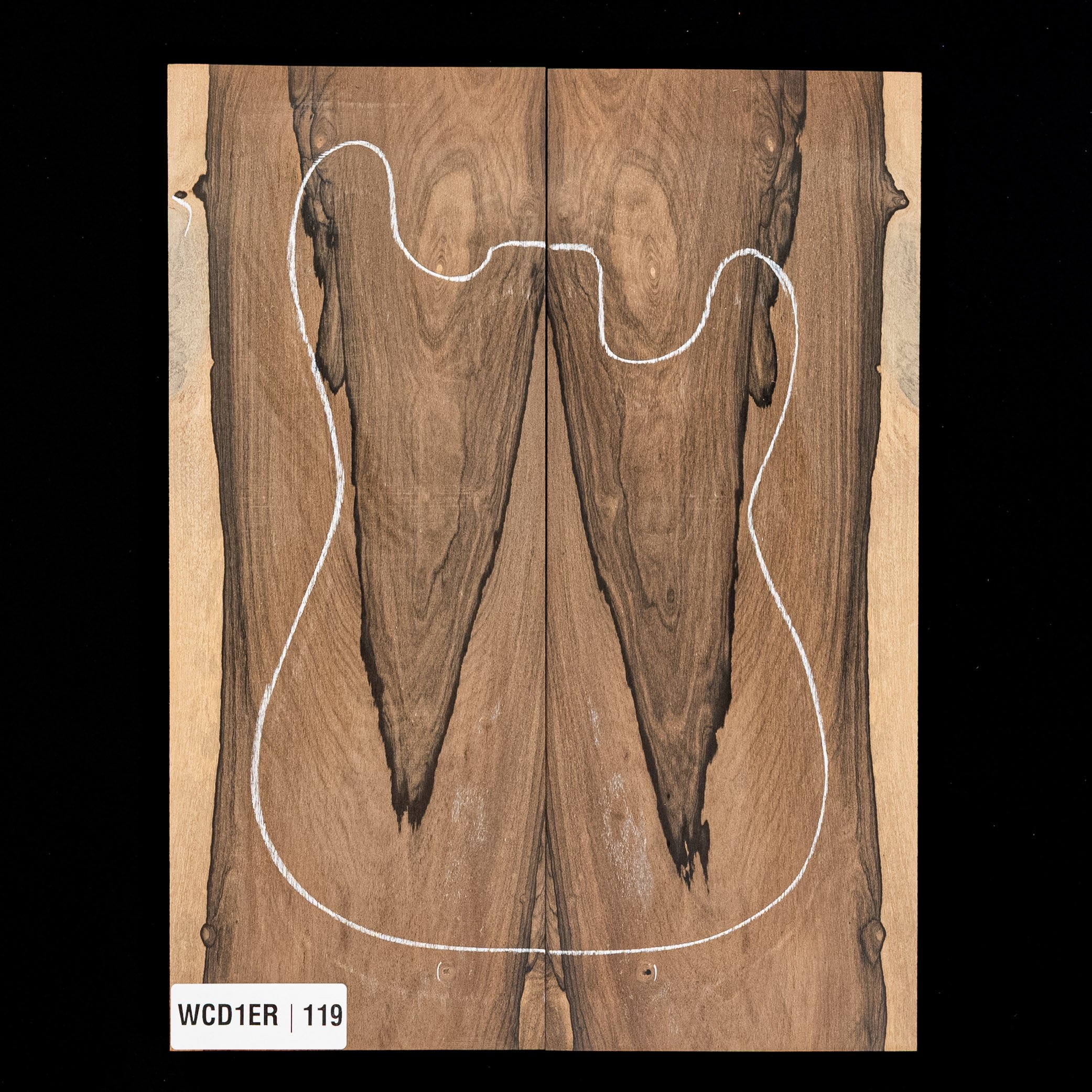 Ziricote Drop Top - 119