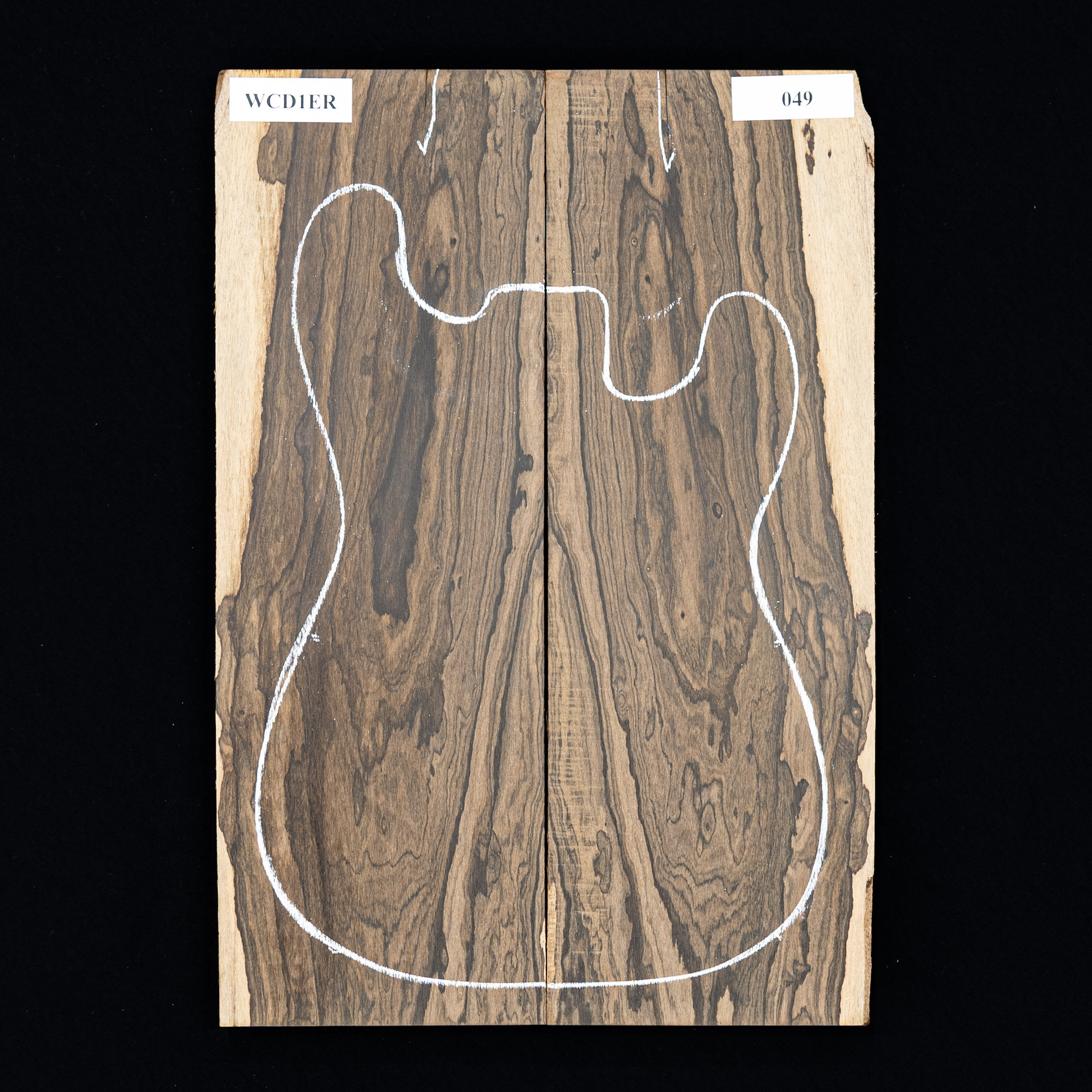 Ziricote Drop Top 049 StewMac