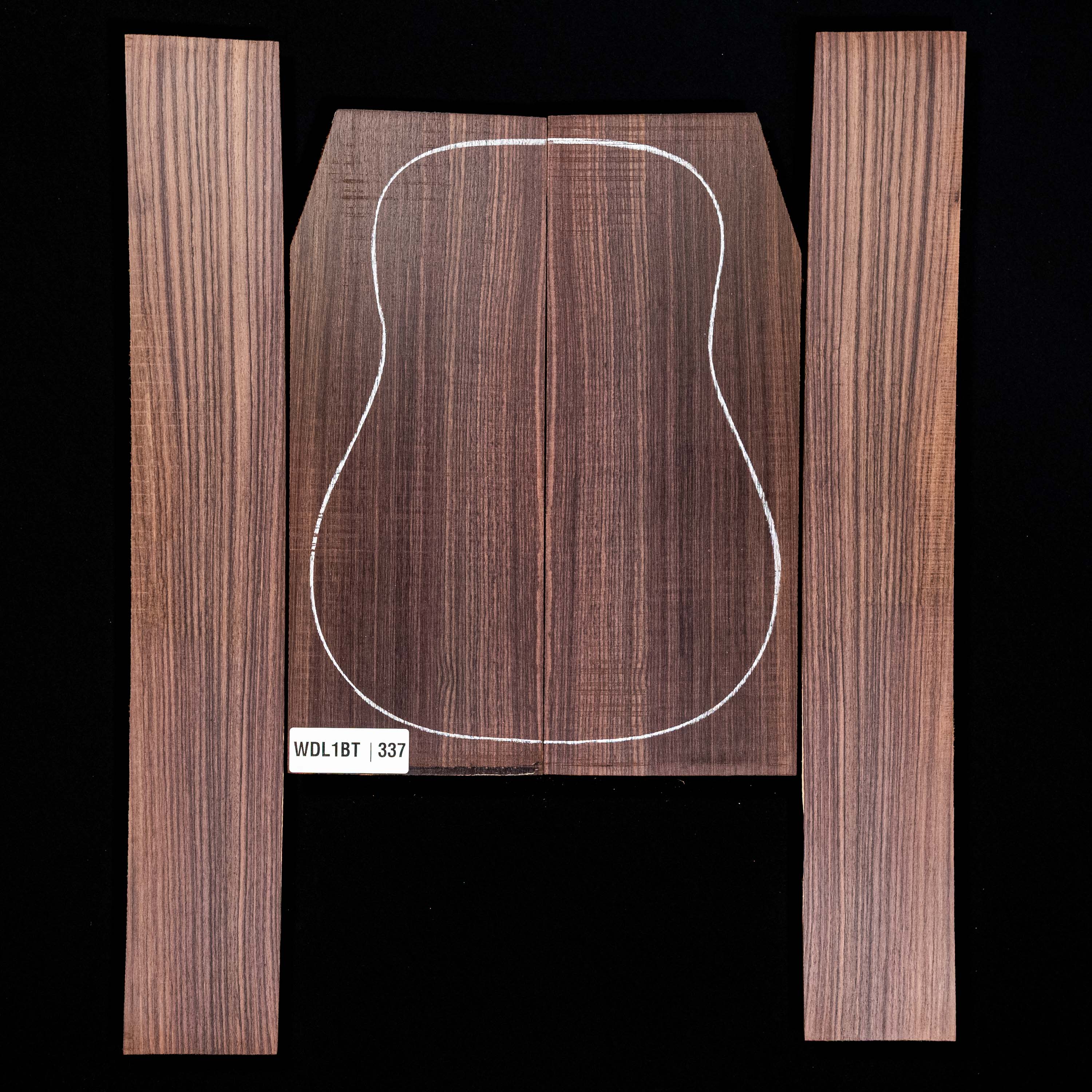 East Indian Rosewood Back + Side Set - 337 East Indian Rosewood Back + Side Set - 337