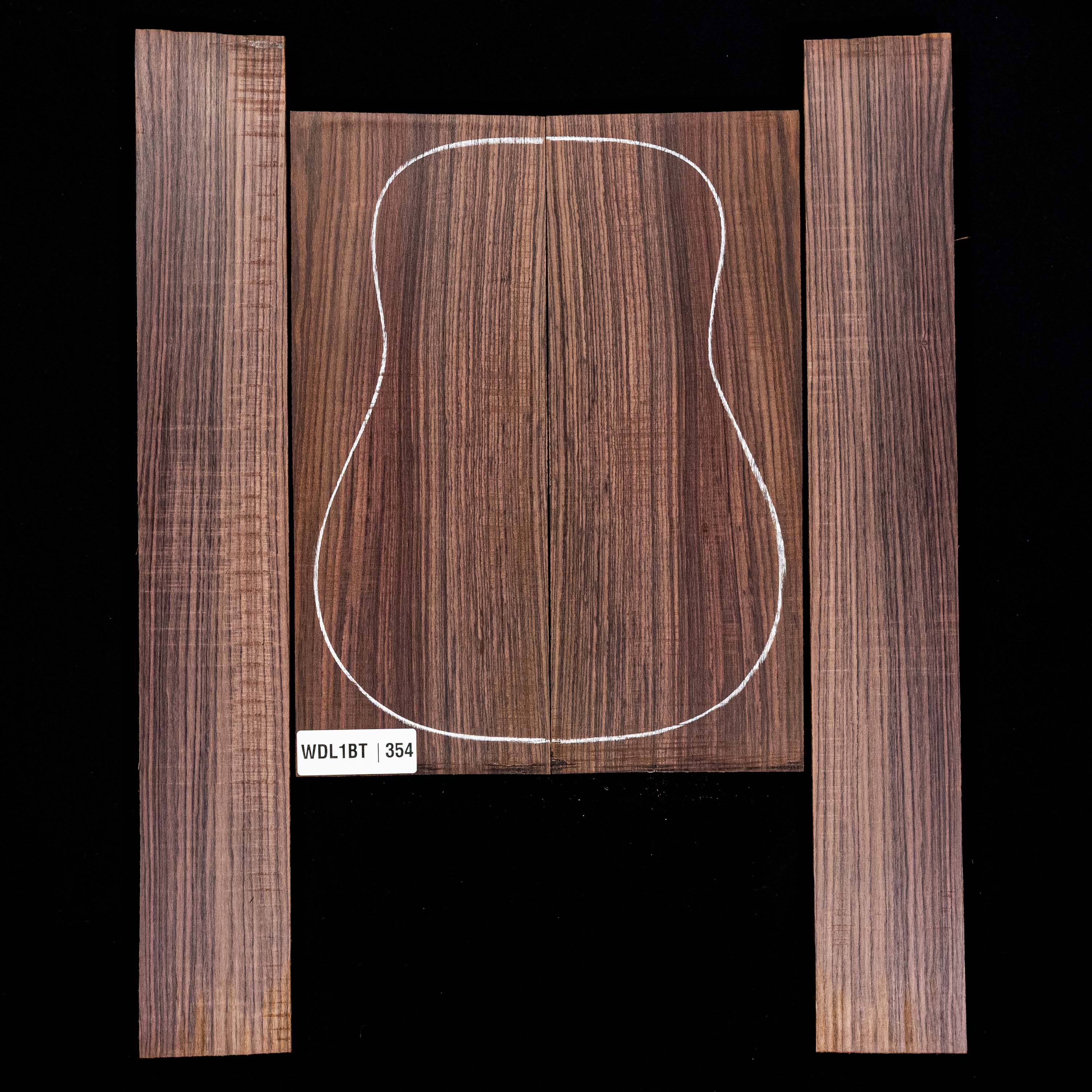 East Indian Rosewood Back + Side Set - 354