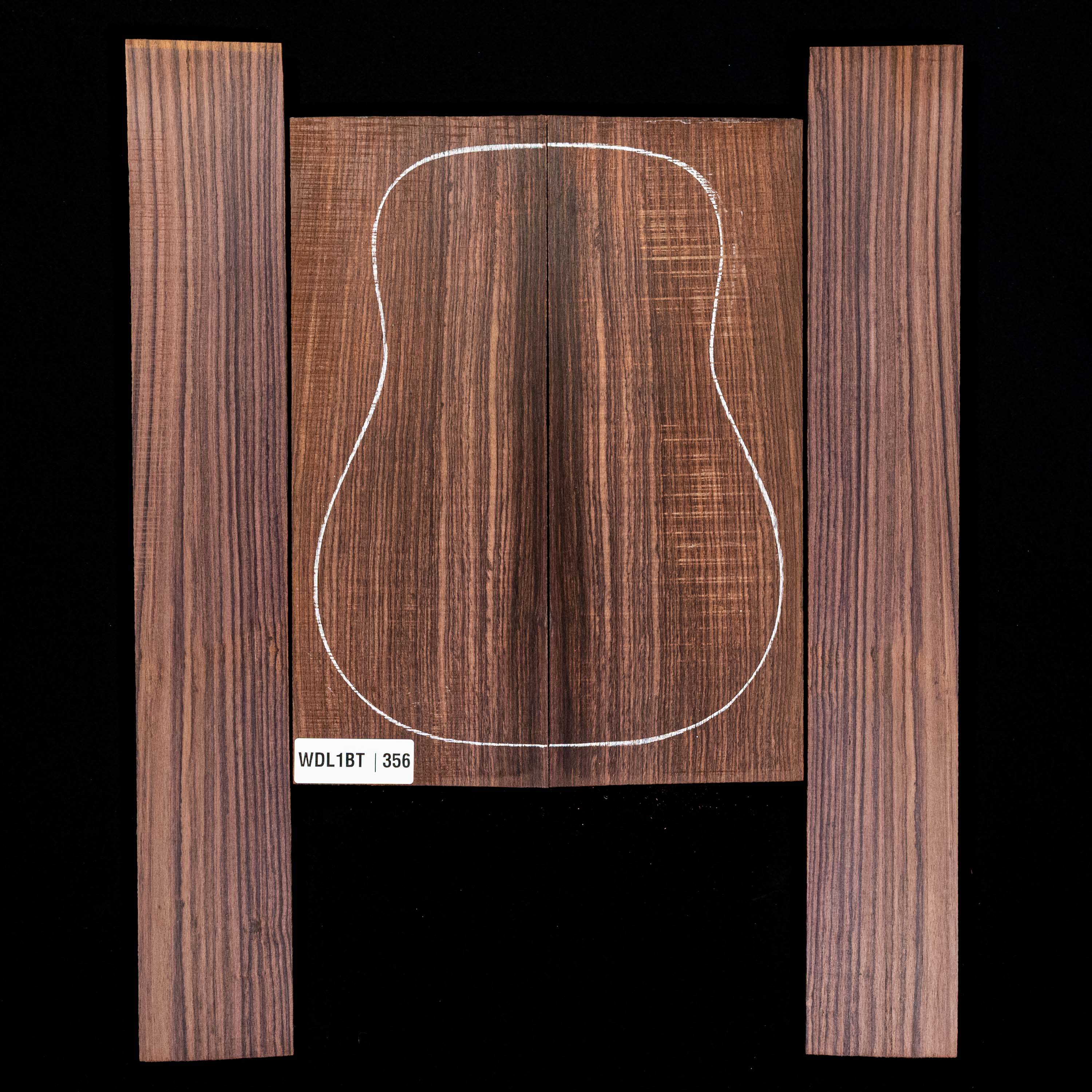 East Indian Rosewood Back + Side Set - 356