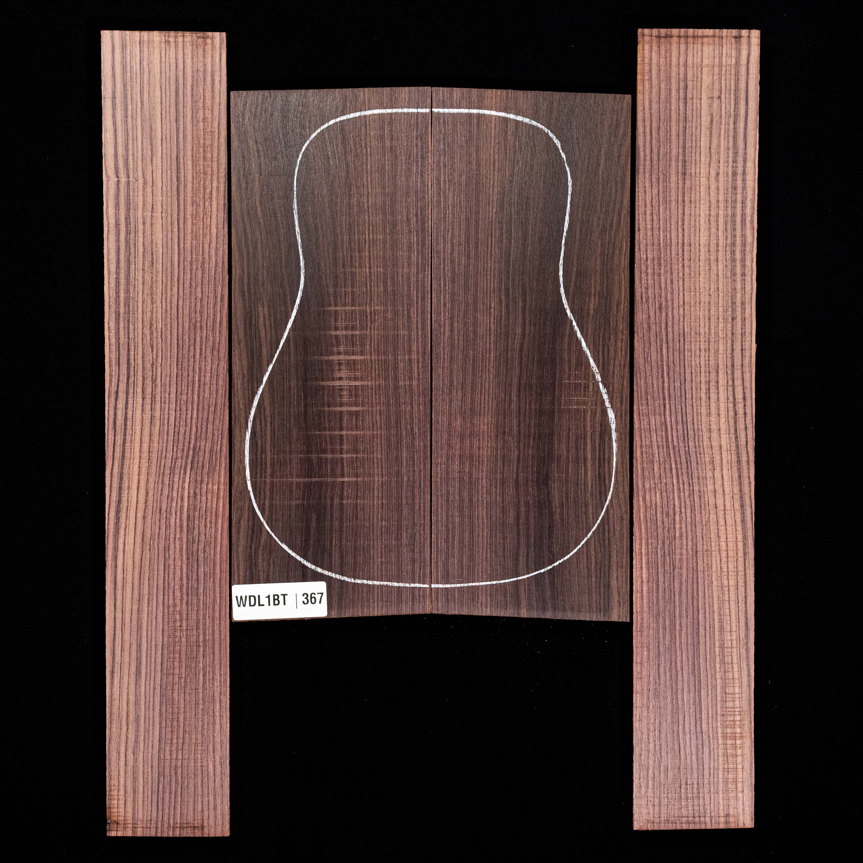 East Indian Rosewood Back + Side Set - 367