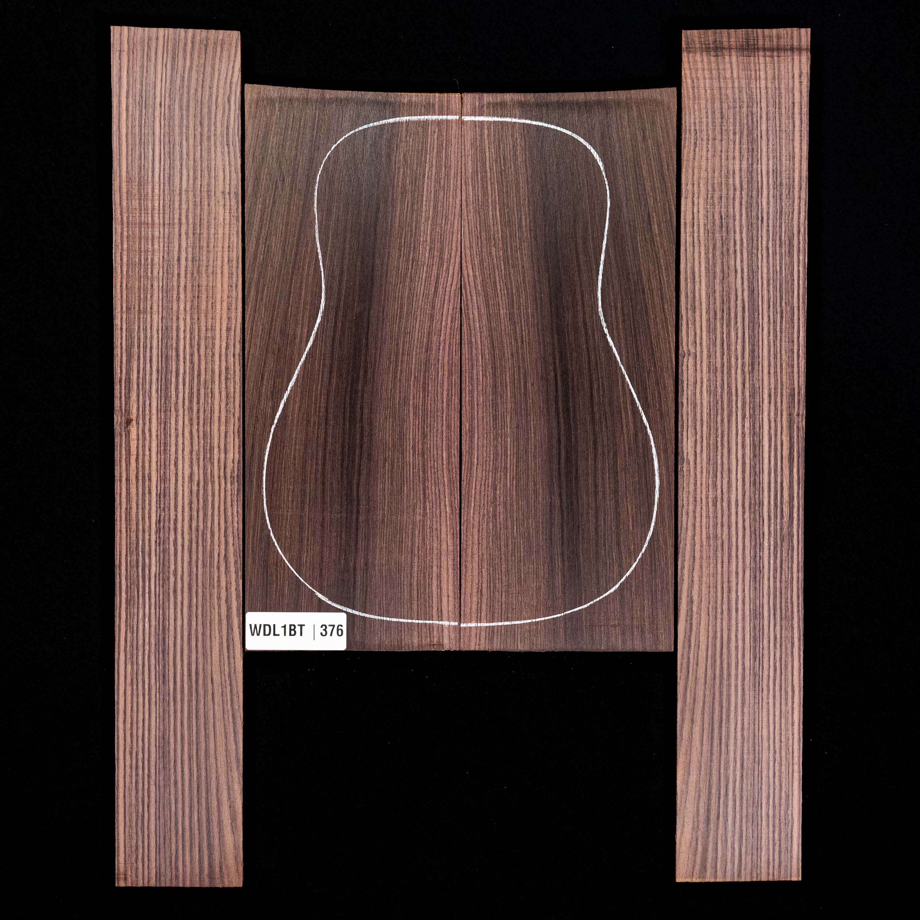 East Indian Rosewood Back + Side Set - 376