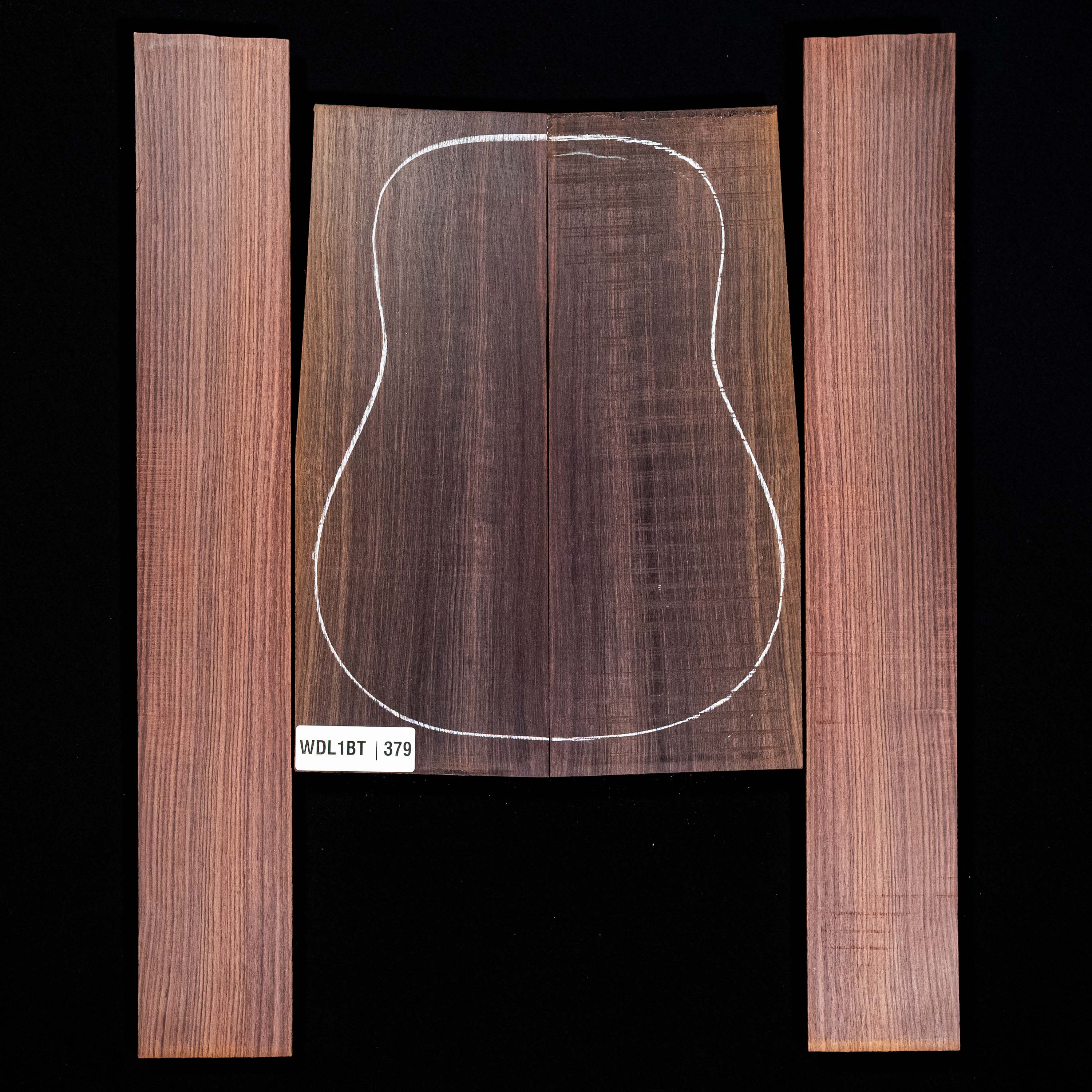 East Indian Rosewood Back + Side Set - 379