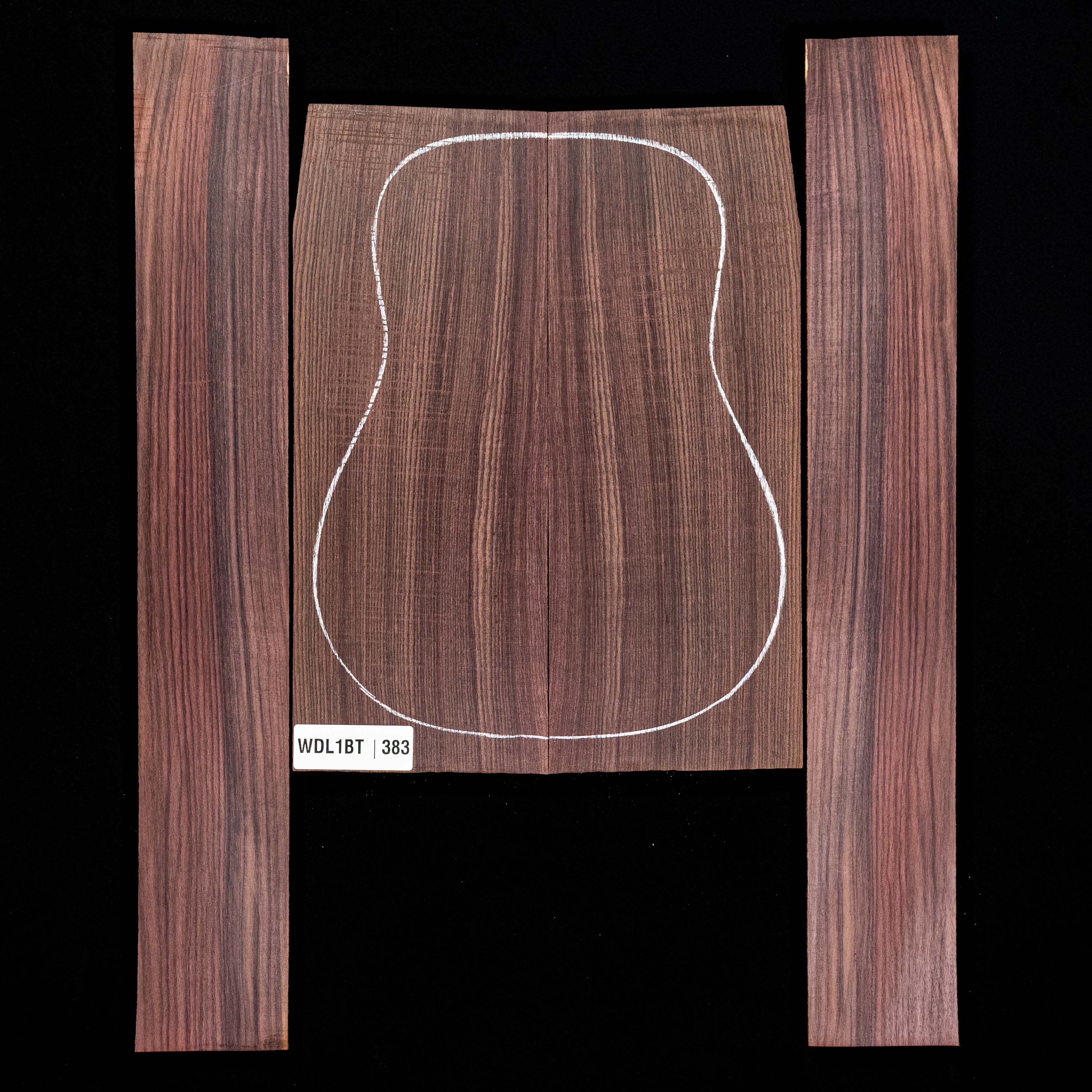 East Indian Rosewood Back + Side Set - 383