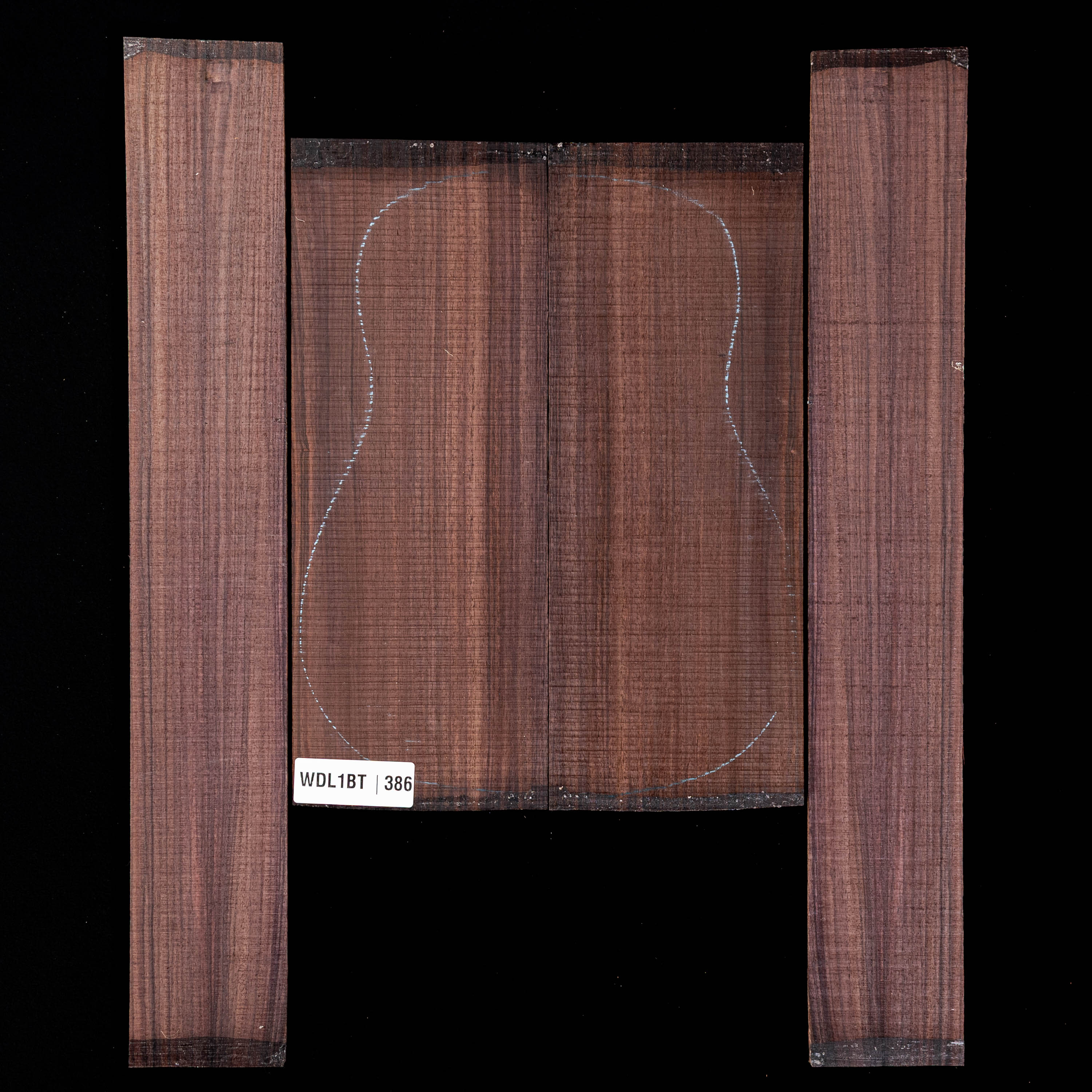 East Indian Rosewood Back + Side Set - 386