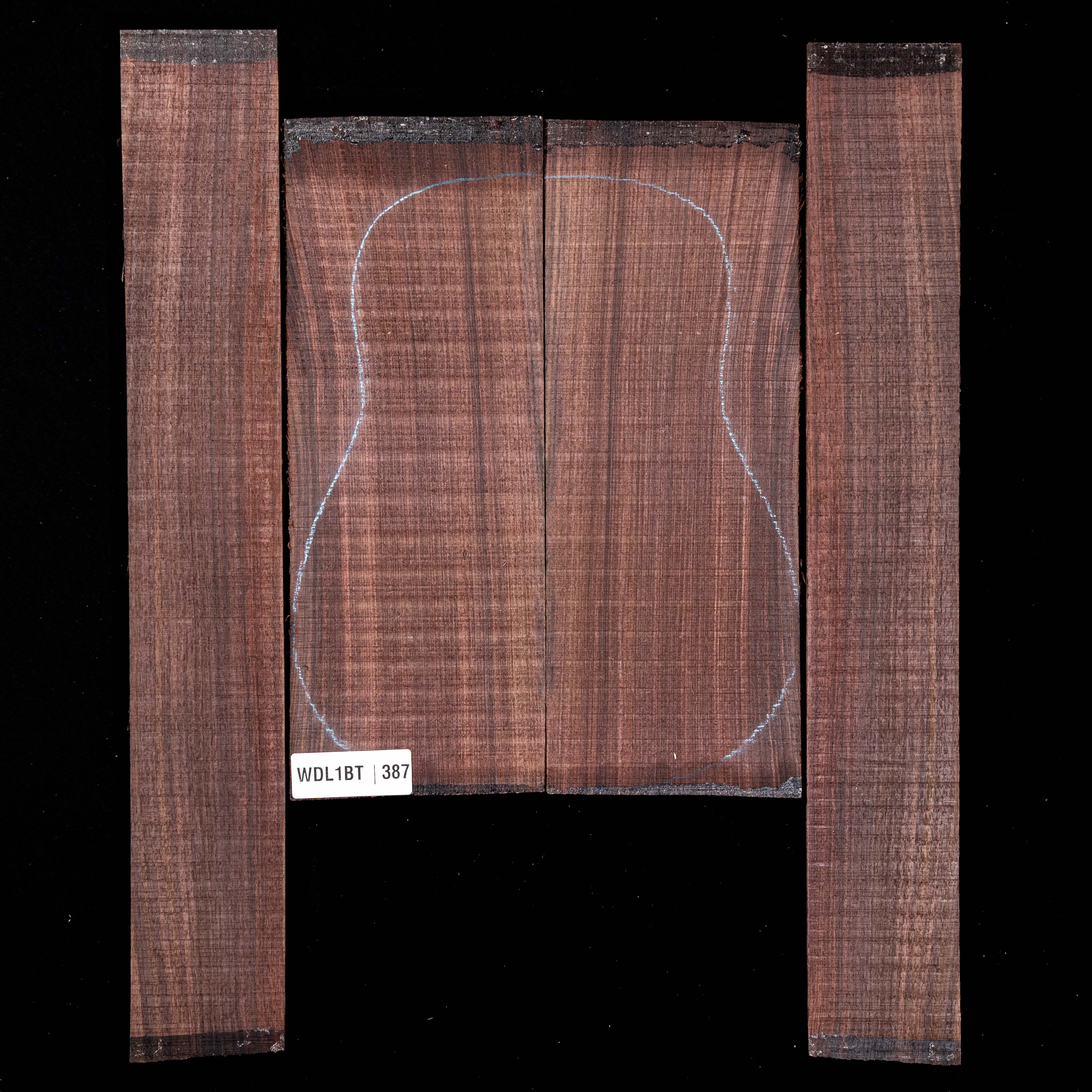 East Indian Rosewood Back + Side Set - 387