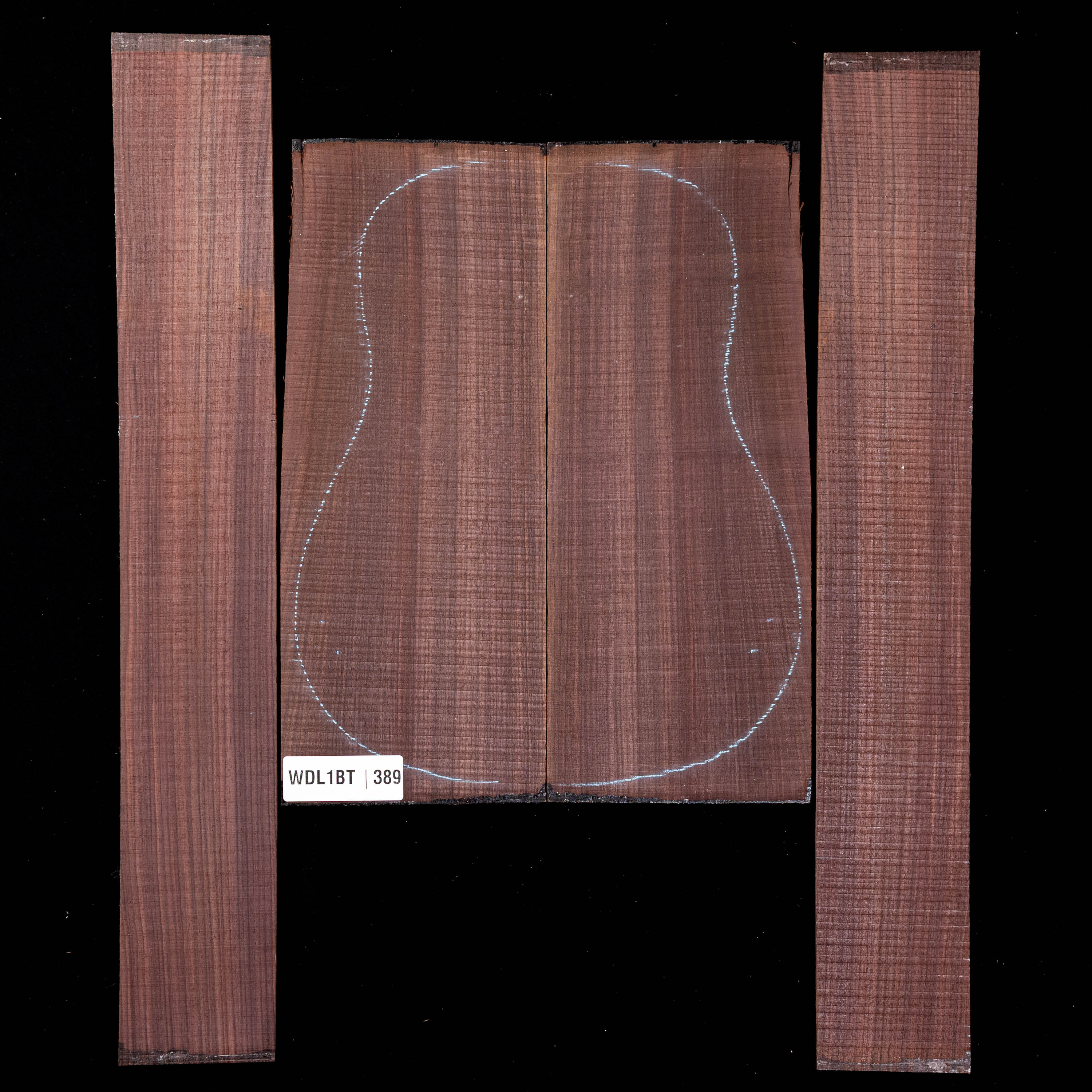 East Indian Rosewood Back + Side Set - 389