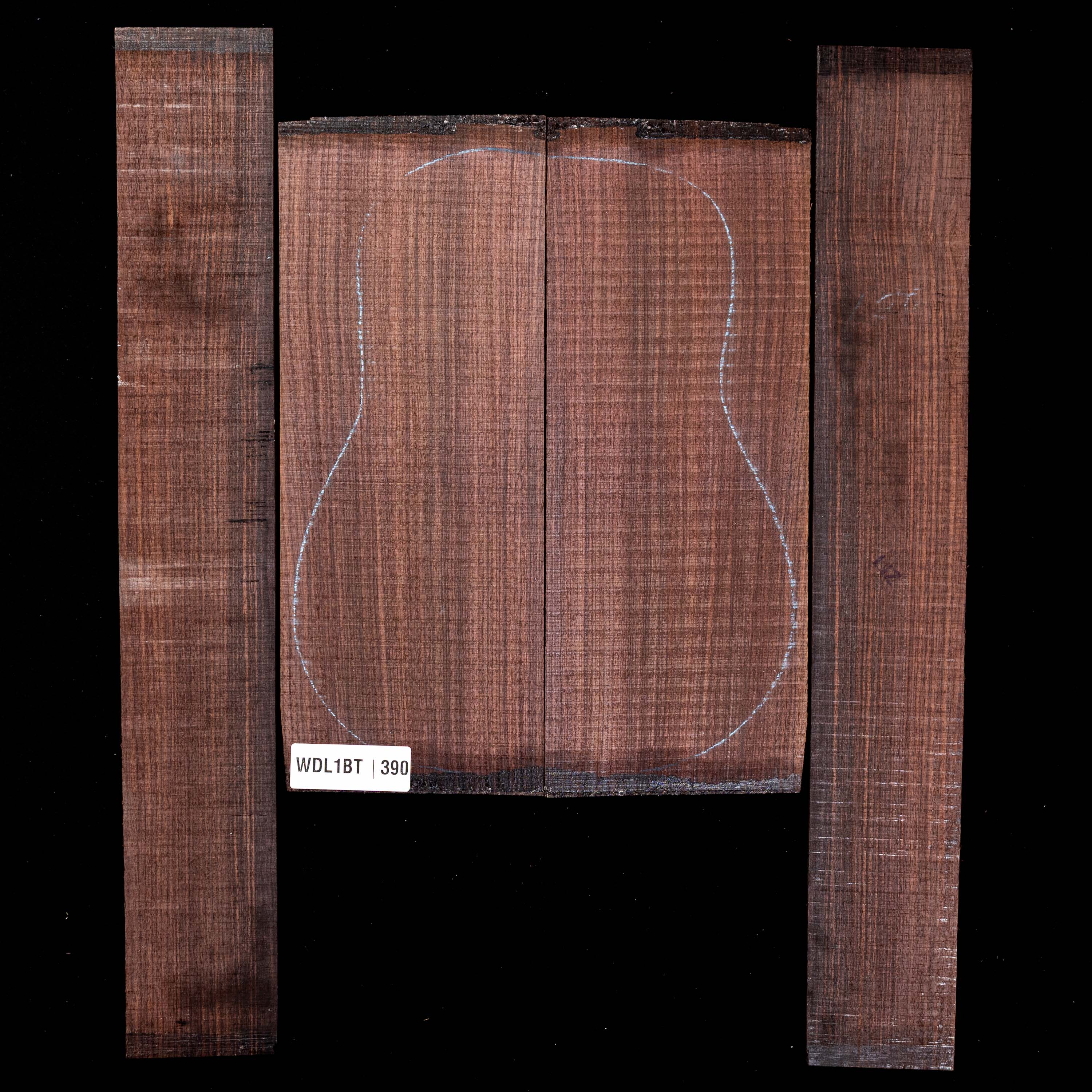 East Indian Rosewood Back + Side Set - 390