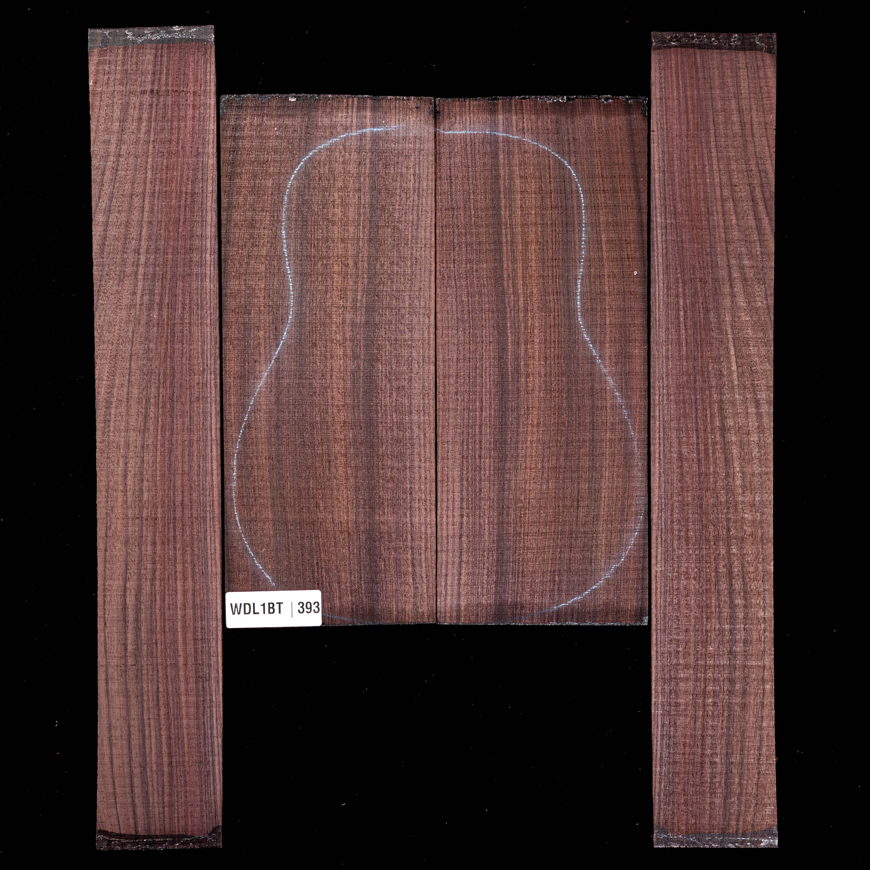 East Indian Rosewood Back + Side Set - 393