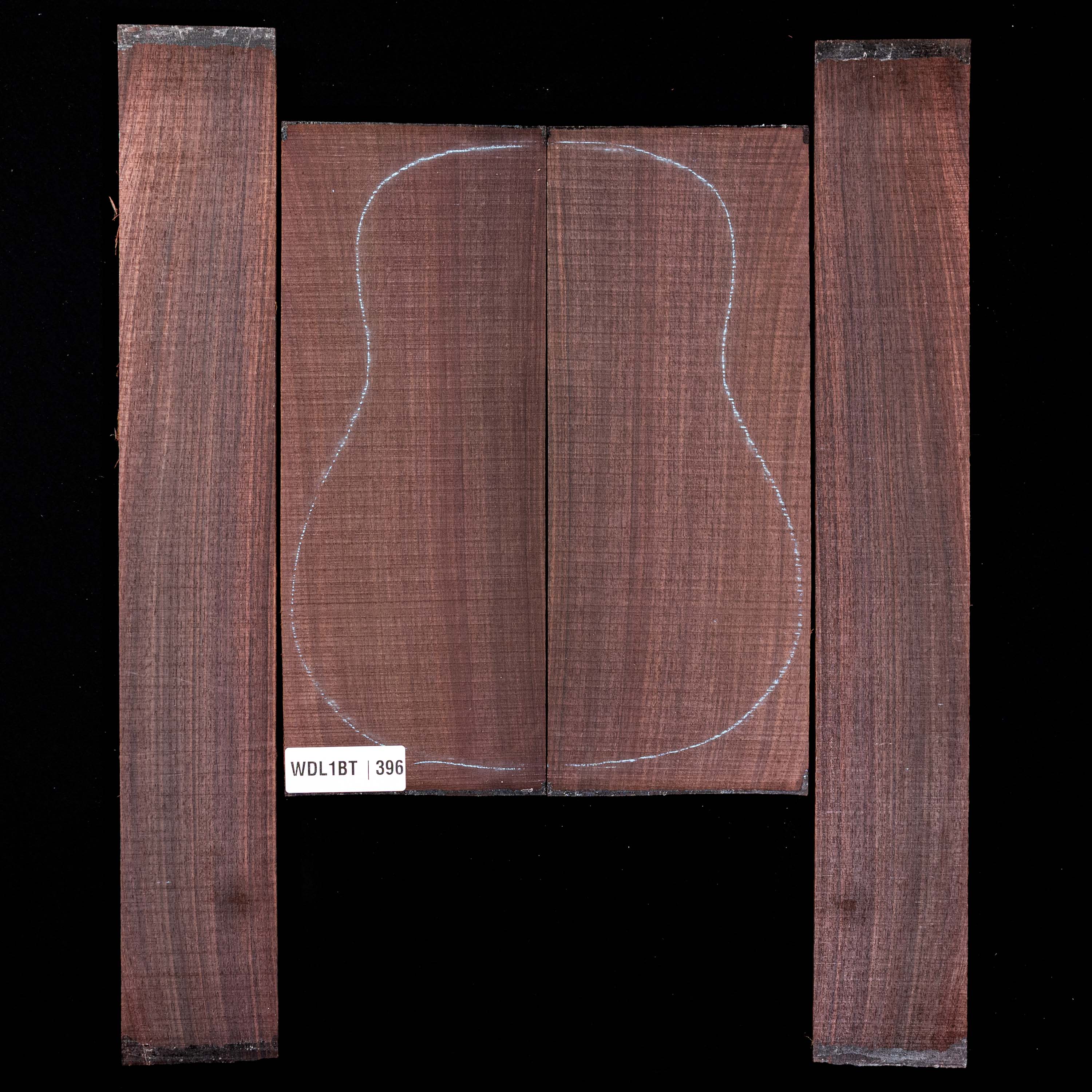 East Indian Rosewood Back + Side Set - 396