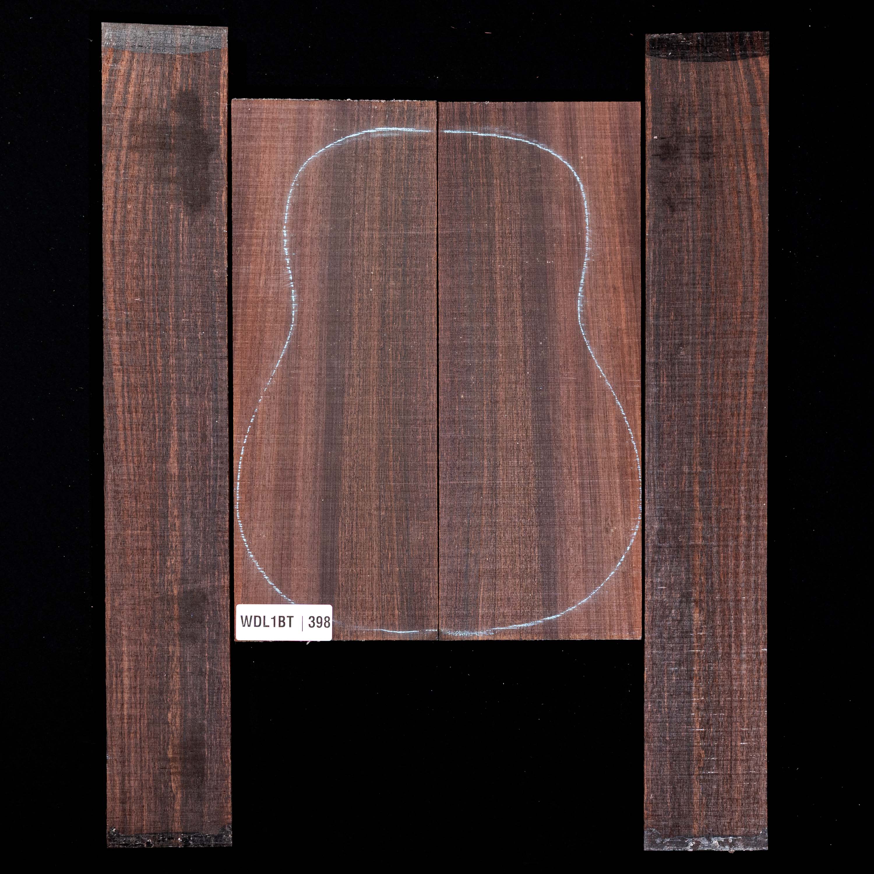 East Indian Rosewood Back + Side Set - 398