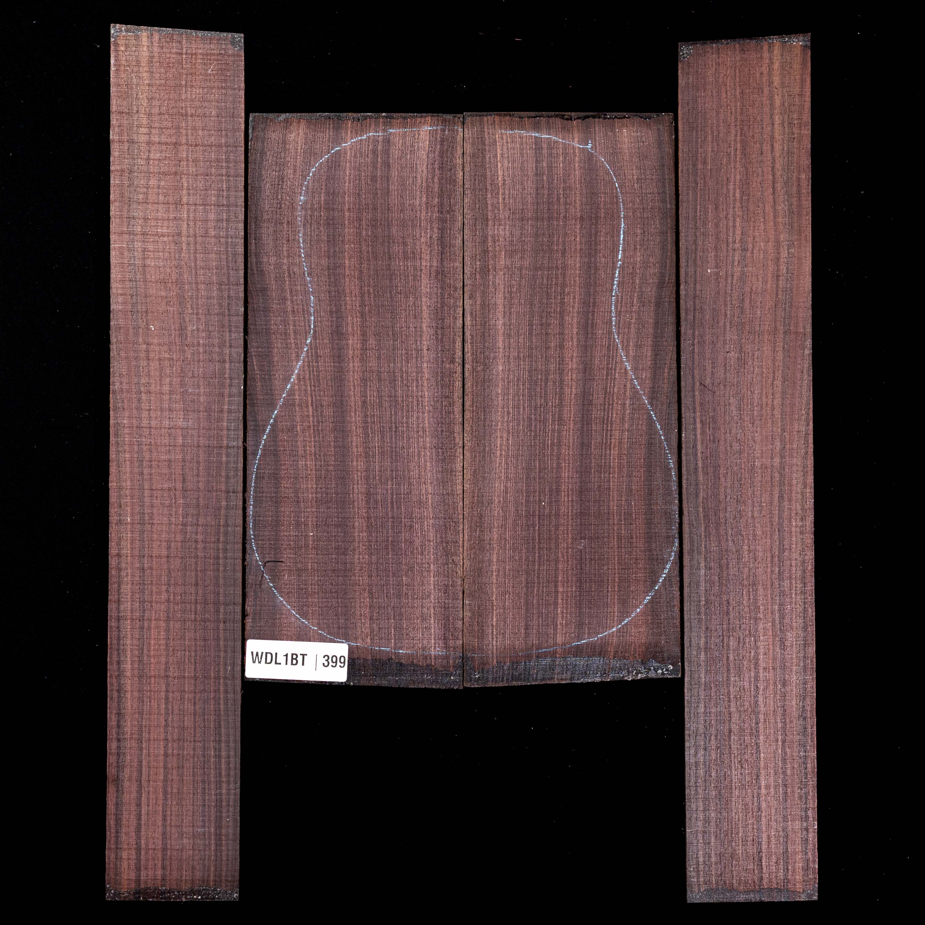 East Indian Rosewood Back + Side Set - 399
