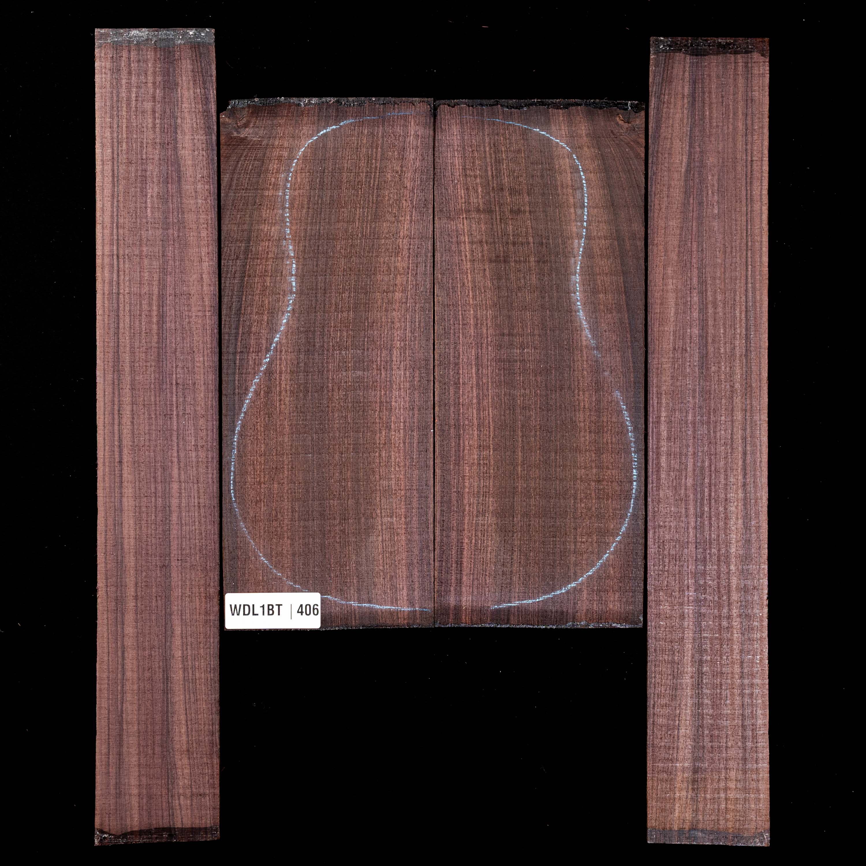 East Indian Rosewood Back + Side Set - 406