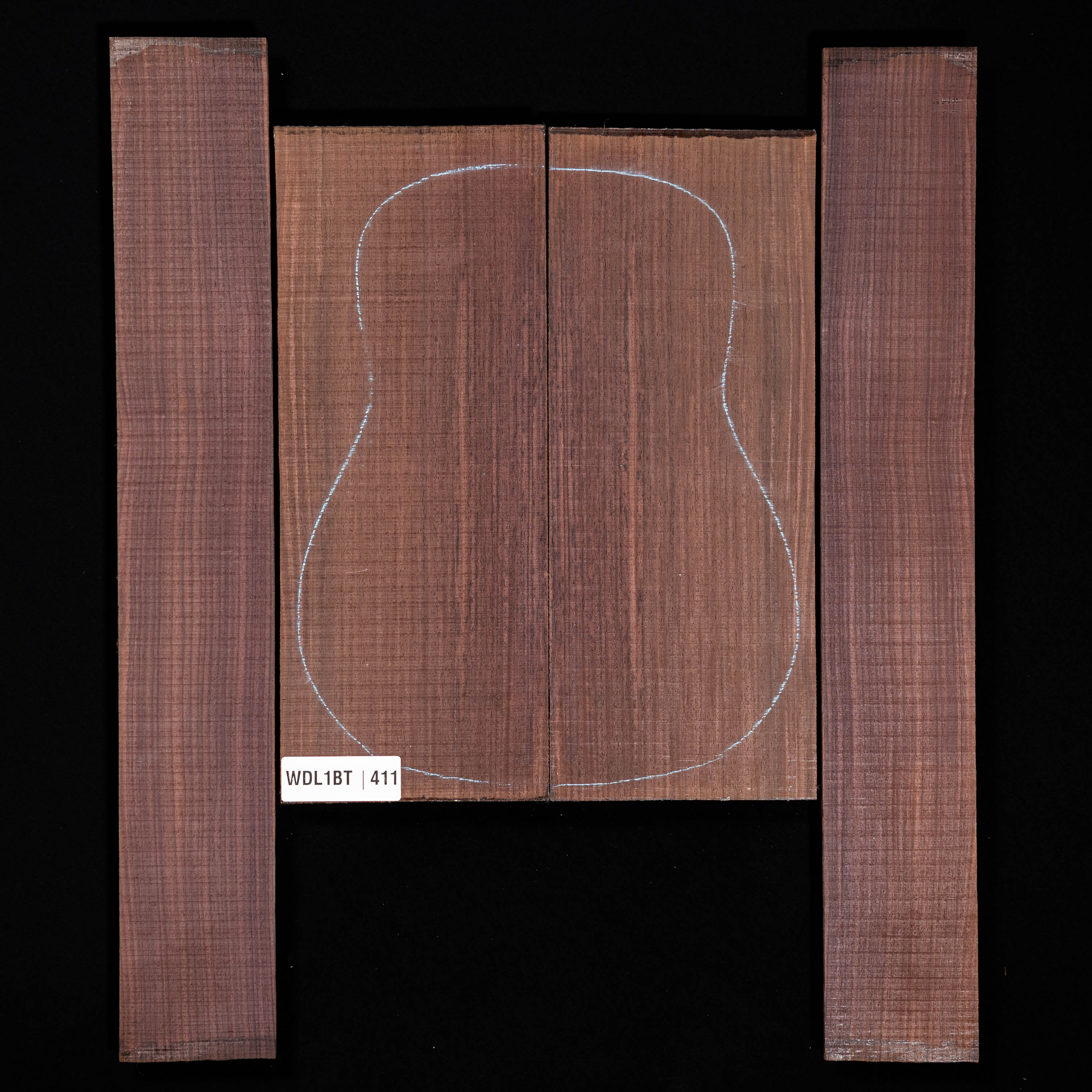 East Indian Rosewood Back + Side Set - 411