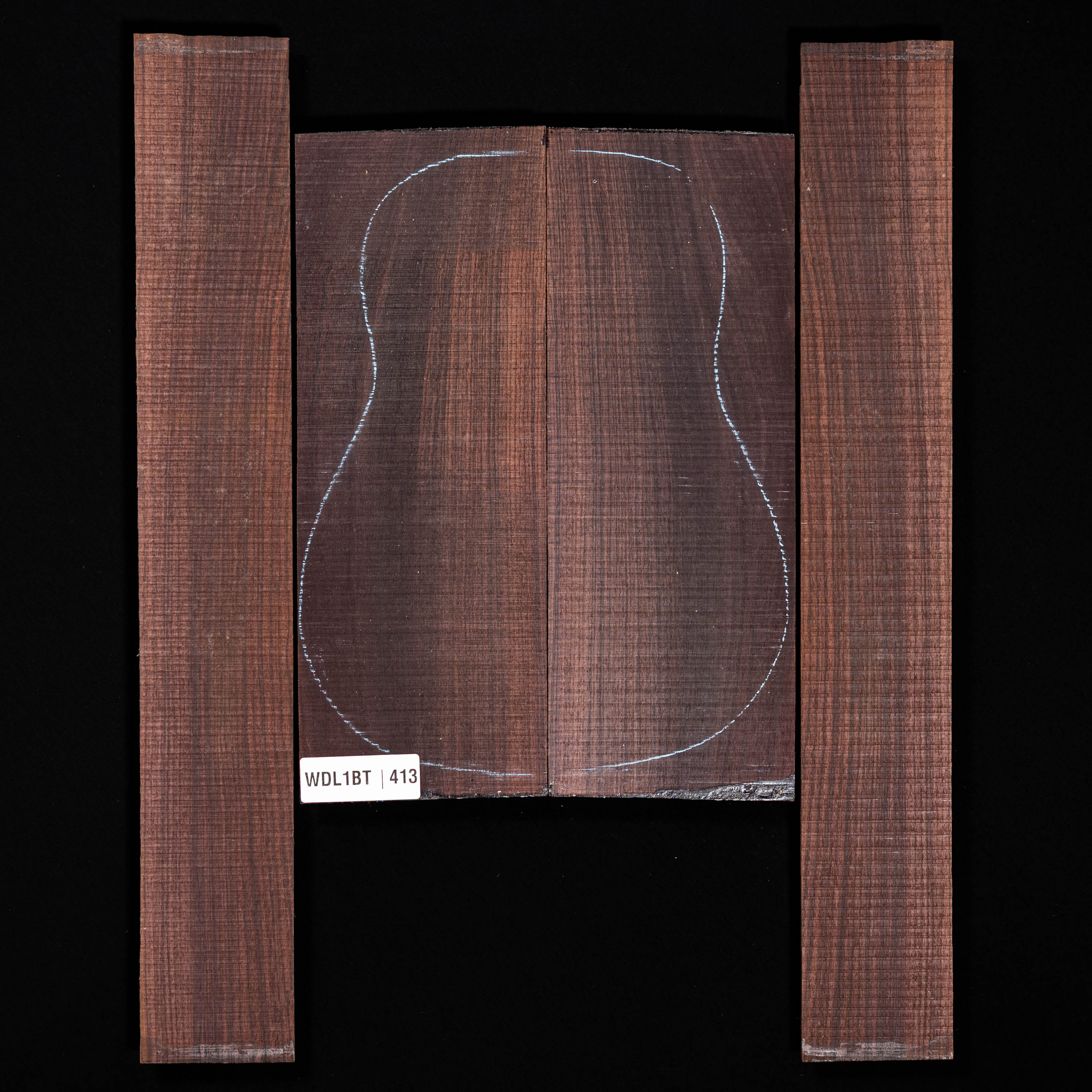 East Indian Rosewood Back + Side Set - 413