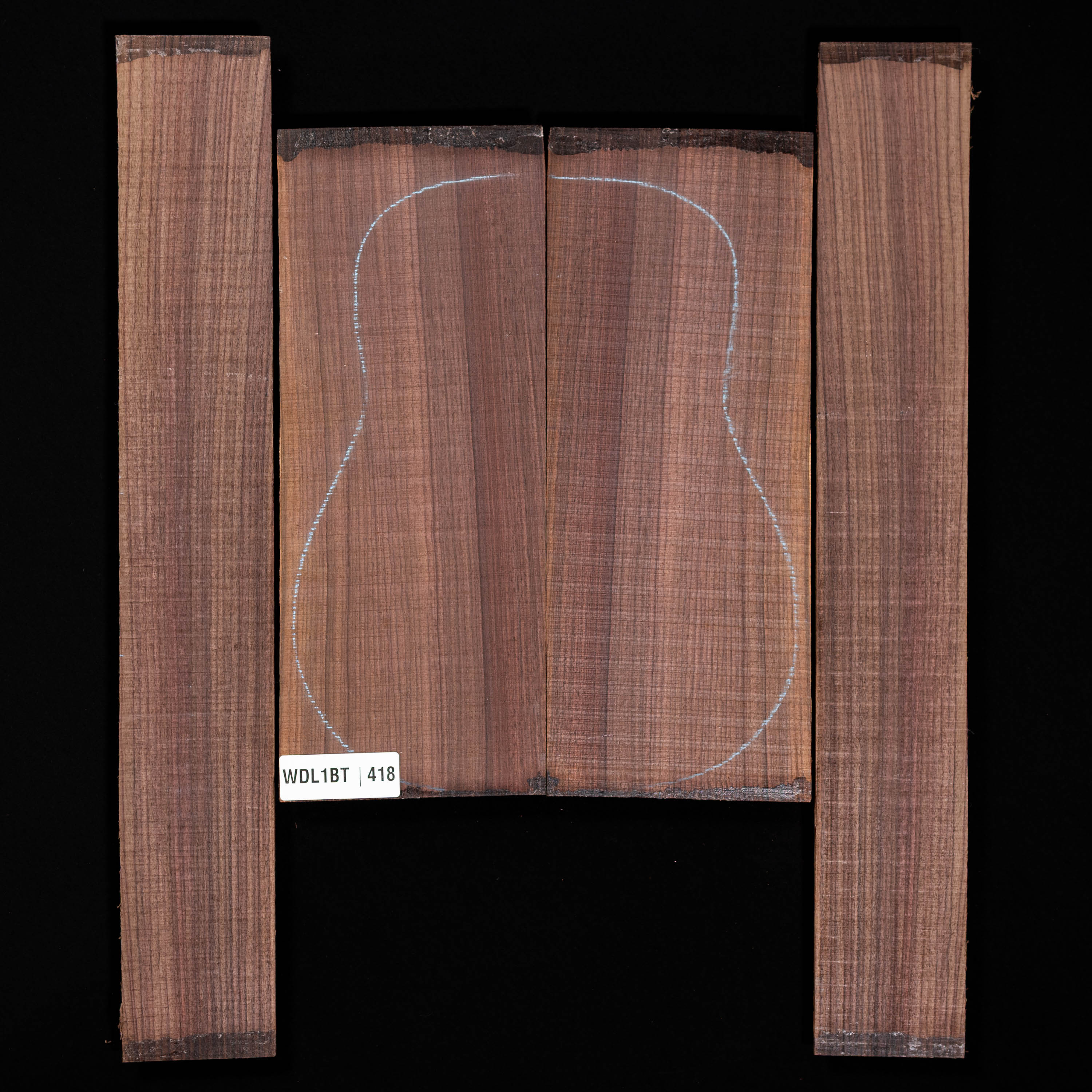 East Indian Rosewood Back + Side Set - 418