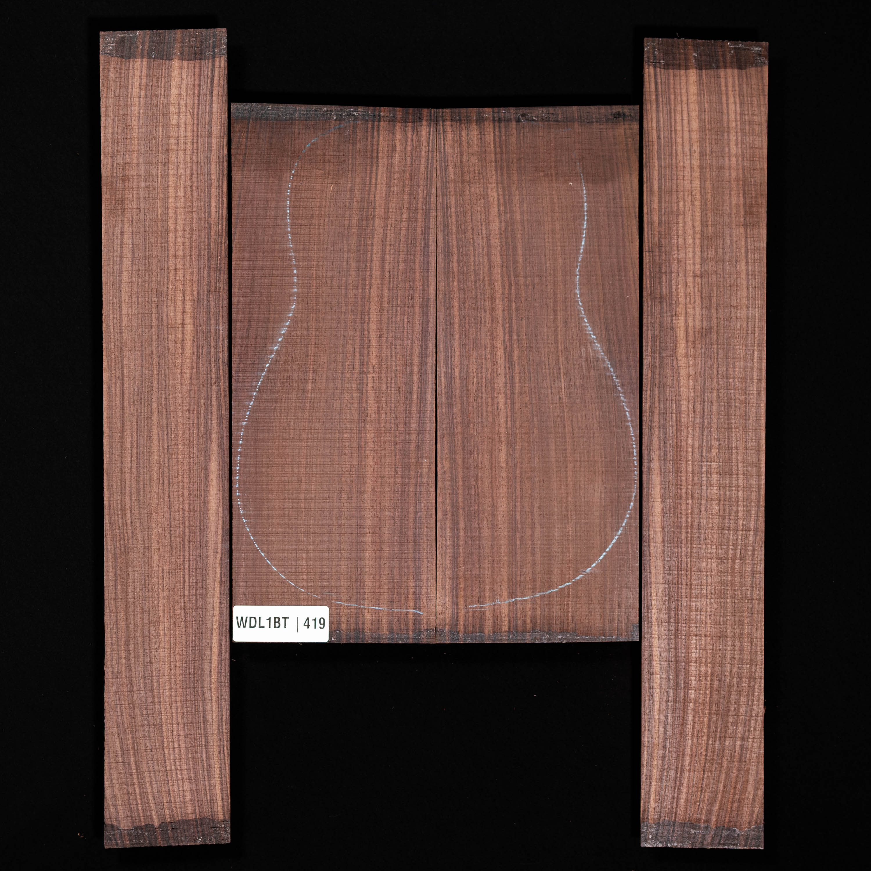East Indian Rosewood Back + Side Set - 419