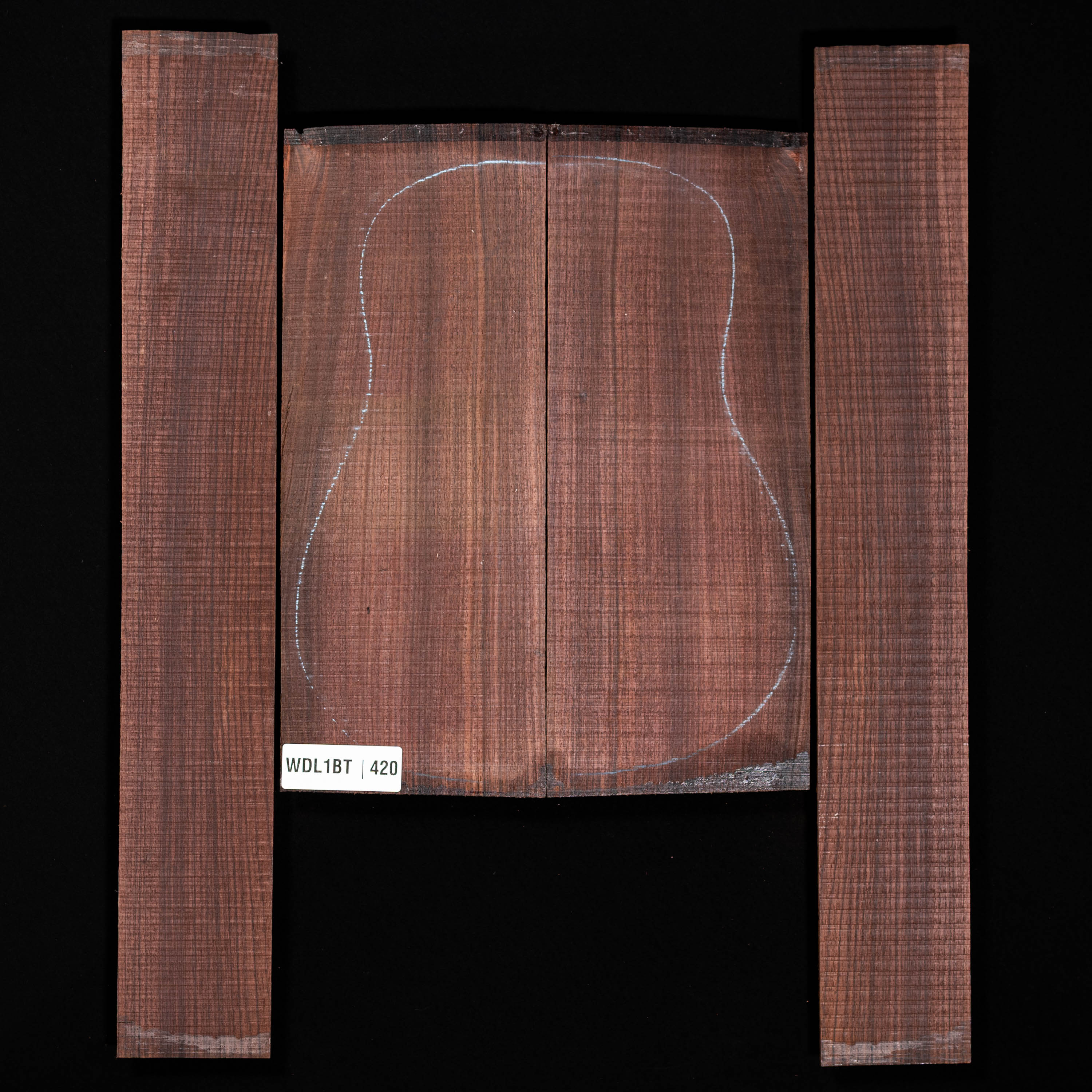 East Indian Rosewood Back + Side Set - 420