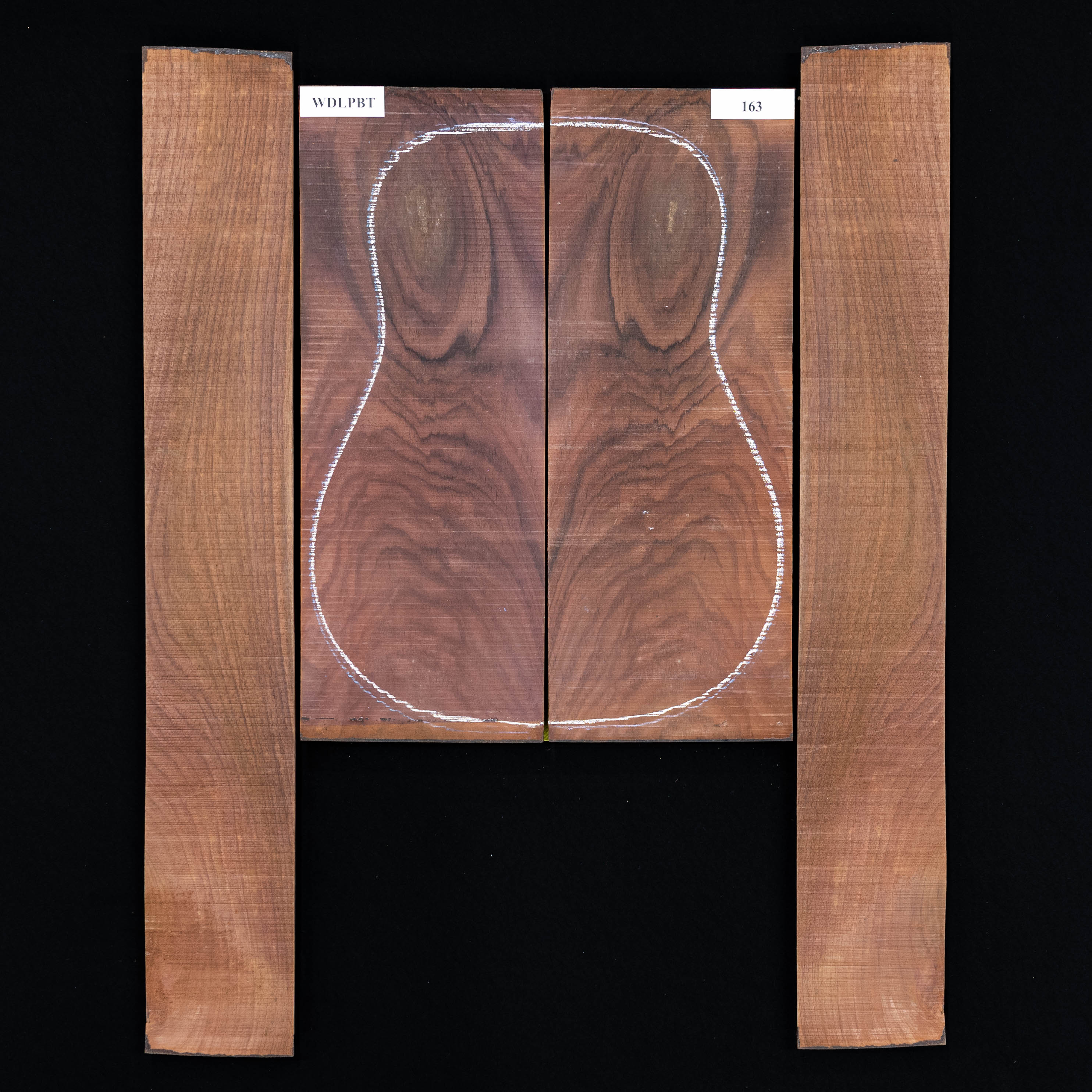 Wild Grain East Indian Rosewood Back Side Set 163 Stewmac 