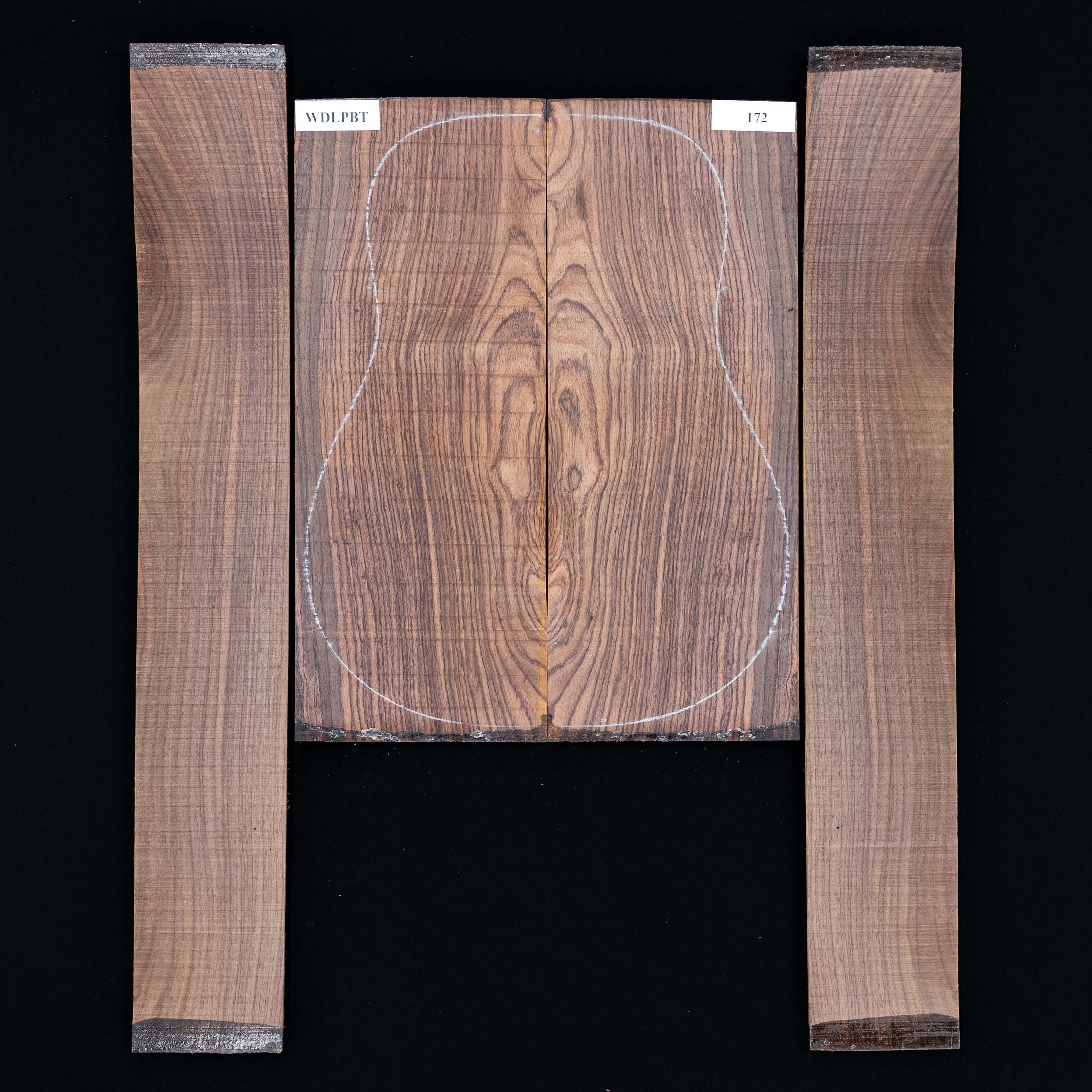 Wild Grain East Indian Rosewood Back Side Set 172 Stewmac 