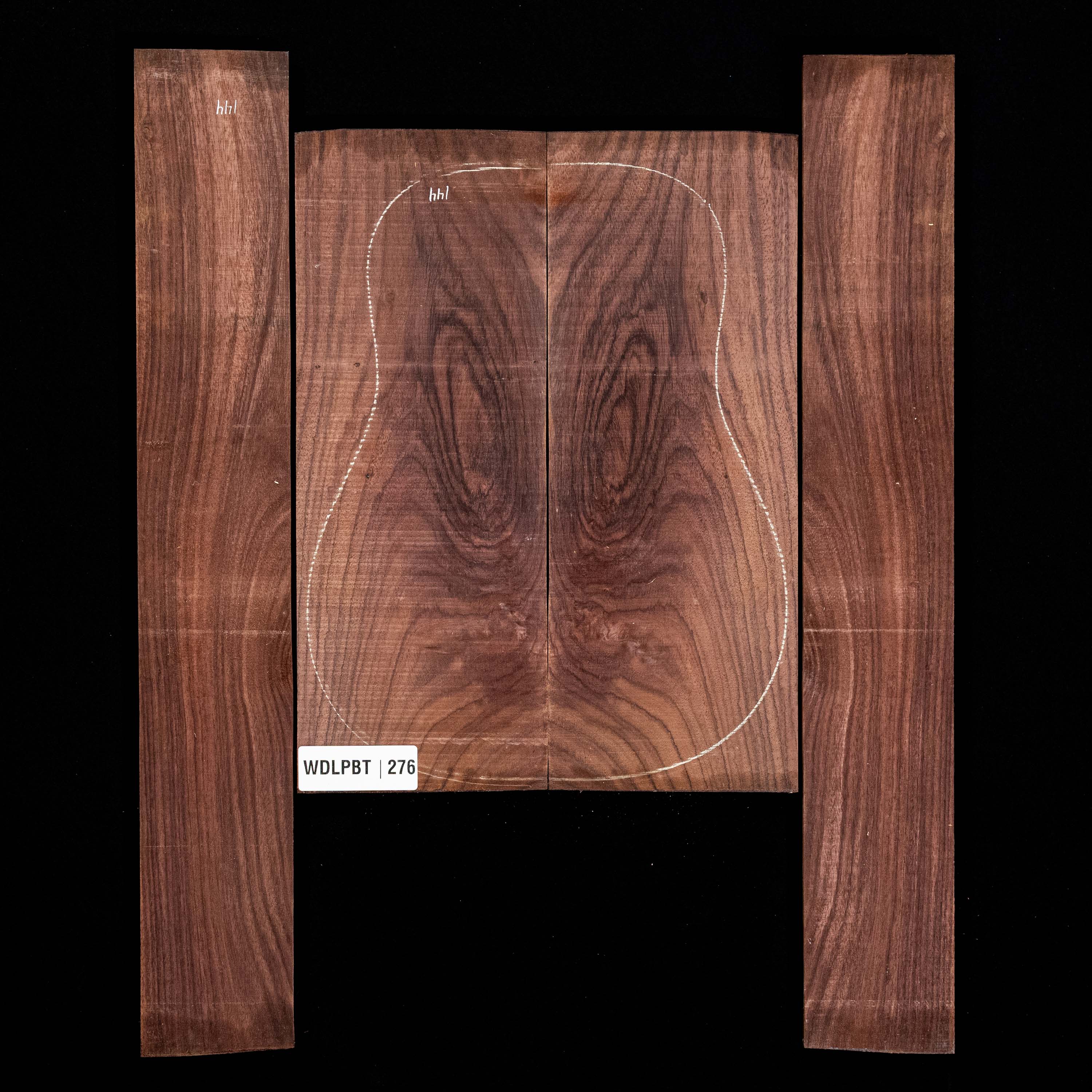 Wild Grain East Indian Rosewood Back + Side Set - 276 Wild Grain East Indian Rosewood Back + Side Set - 276