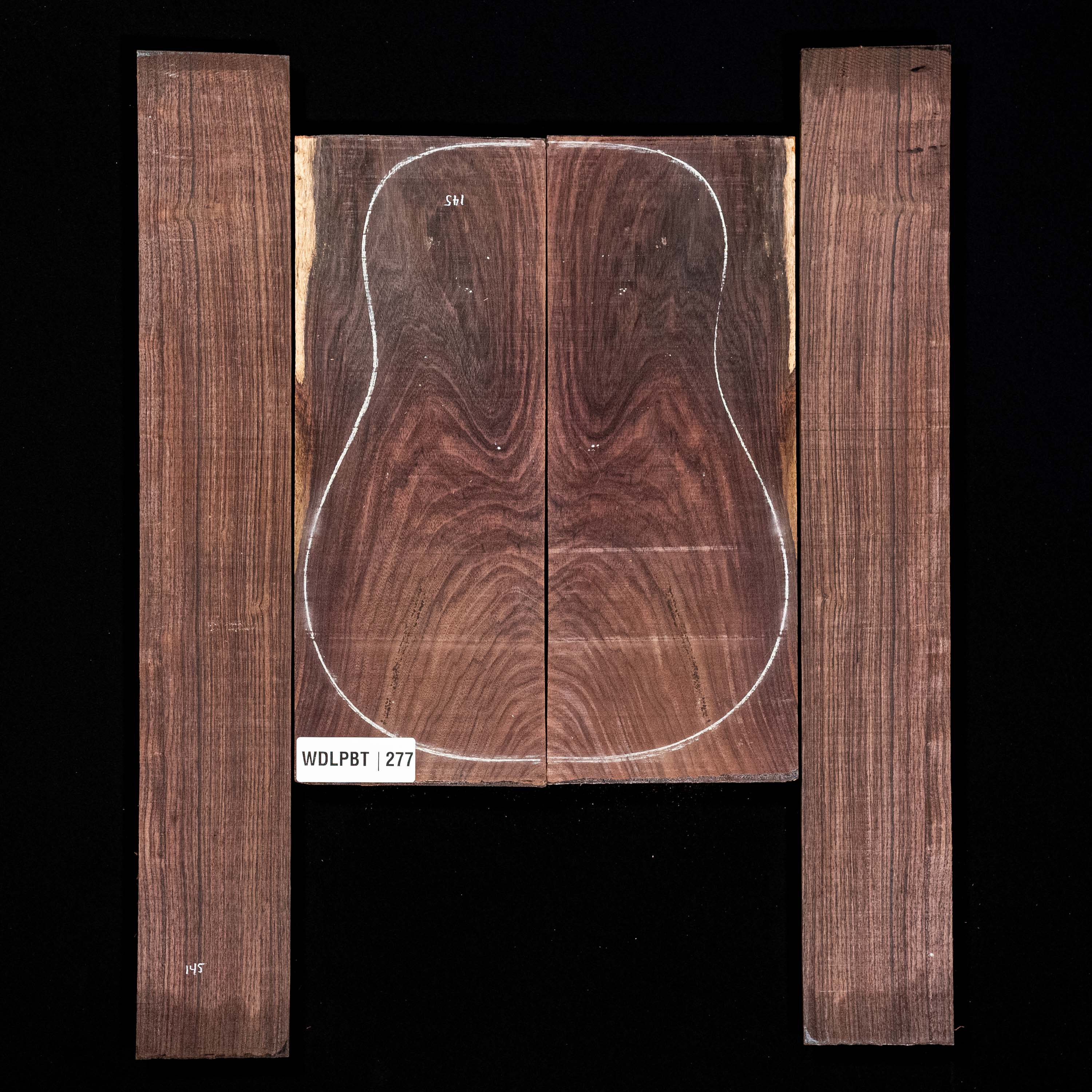 Wild Grain East Indian Rosewood Back + Side Set - 277