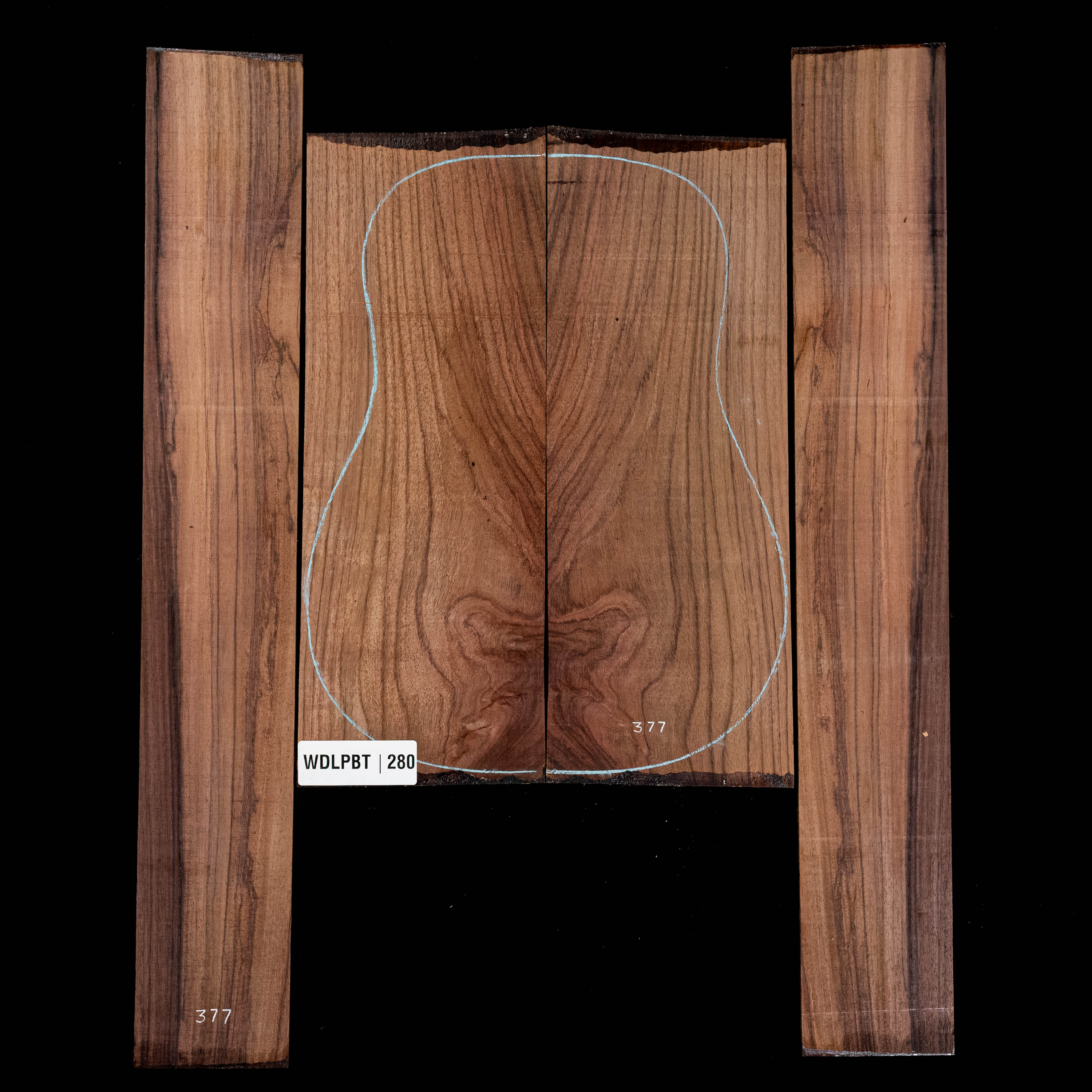 Wild Grain East Indian Rosewood Back + Side Set - 280 Wild Grain East Indian Rosewood Back + Side Set - 280