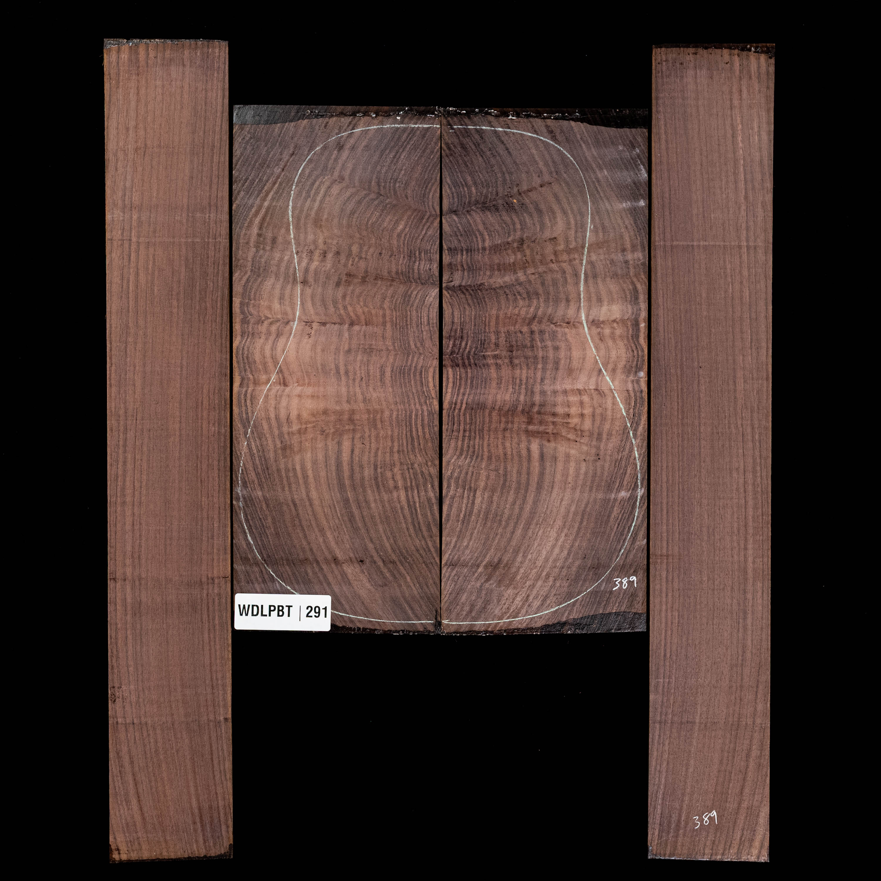 Wild Grain East Indian Rosewood Back + Side Set - 291