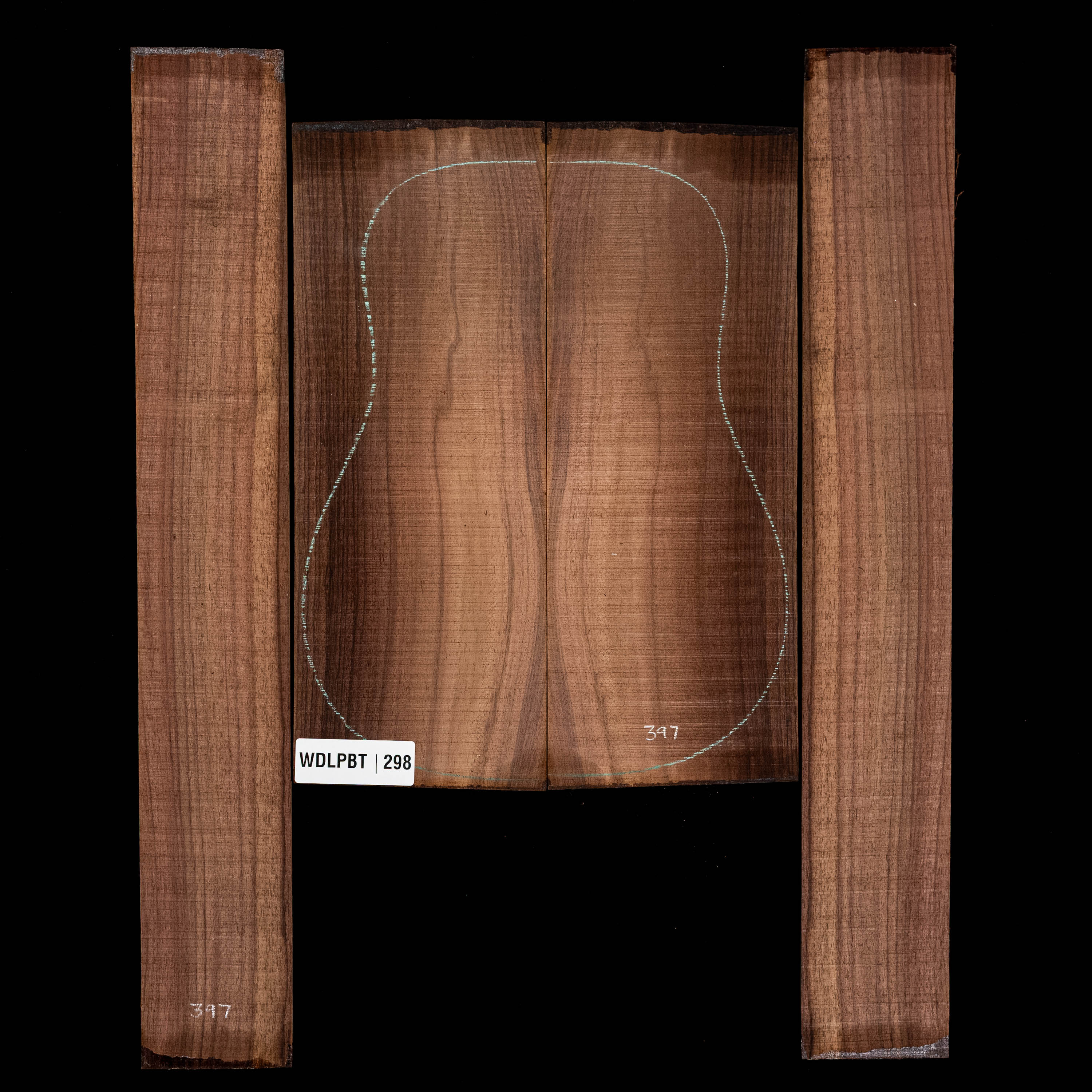 Wild Grain East Indian Rosewood Back + Side Set - 298 Wild Grain East Indian Rosewood Back + Side Set - 298