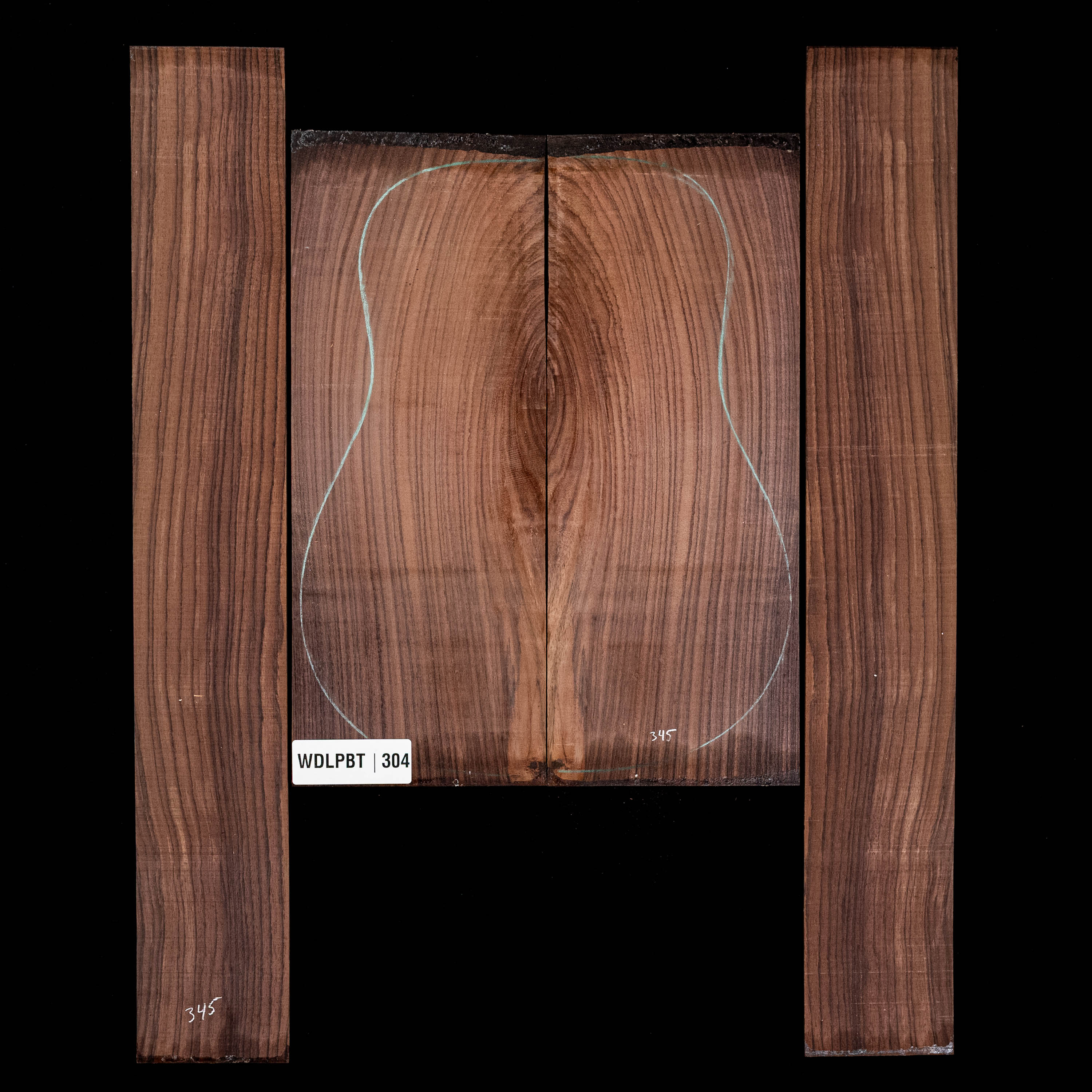 Wild Grain East Indian Rosewood Back + Side Set - 304