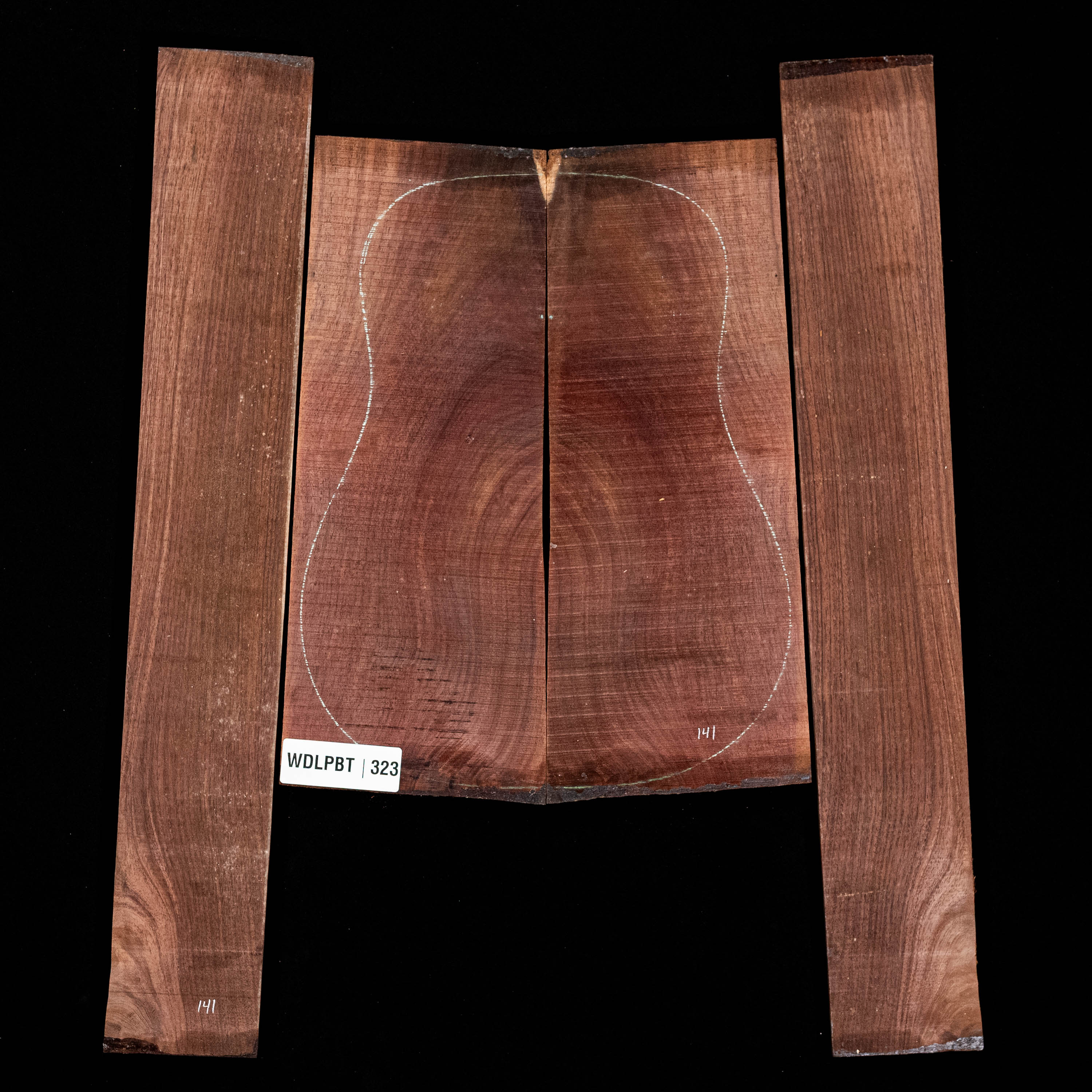 Wild Grain East Indian Rosewood Back + Side Set - 323