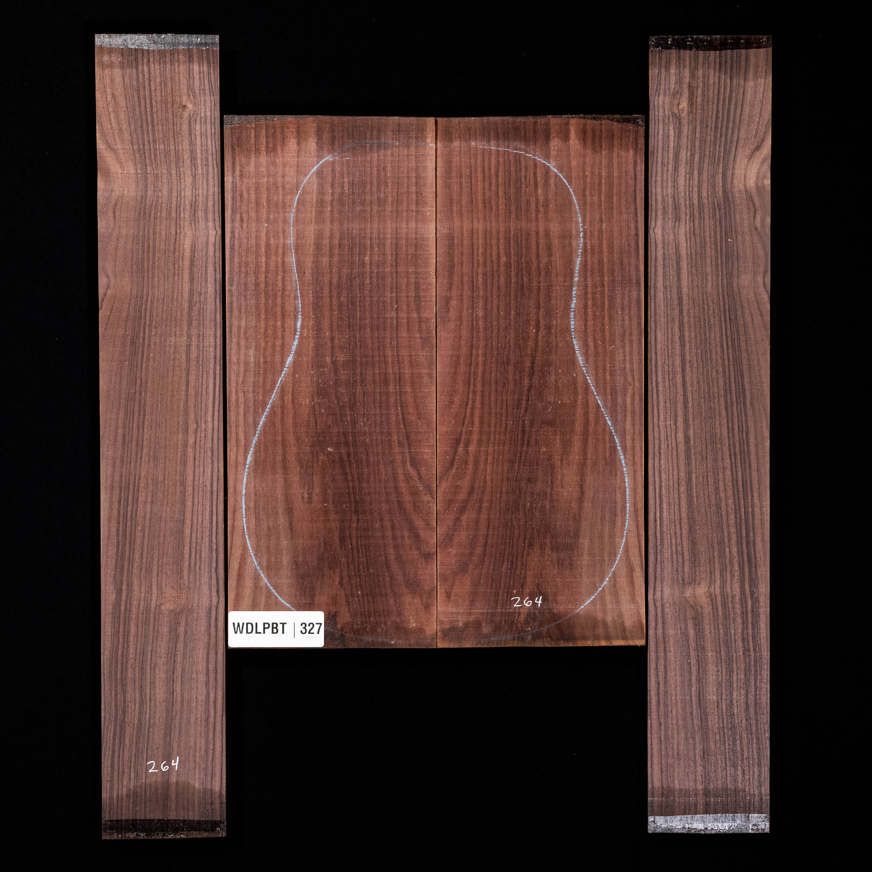 Wild Grain East Indian Rosewood Back + Side Set - 327