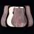 WoodStax Wild Grain Rosewood Dreadnought Kit, Bolt-on Neck - 215