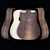WoodStax Wild Grain Rosewood Dreadnought Kit, Bolt-on Neck - 224