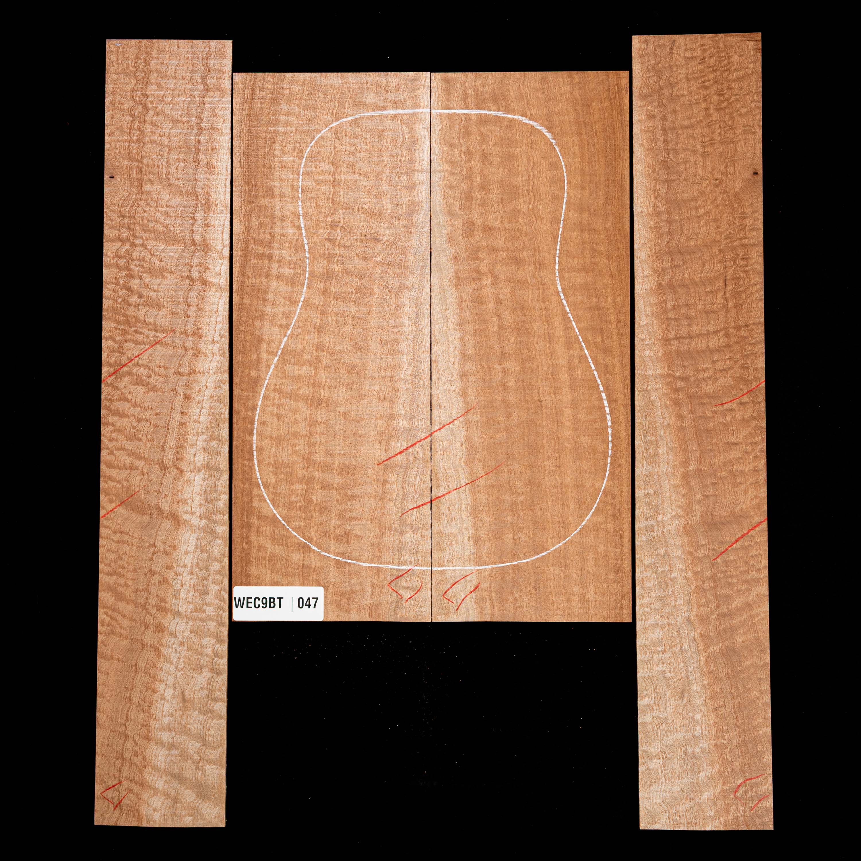Pomelle Sapele Back + Side Set - 047