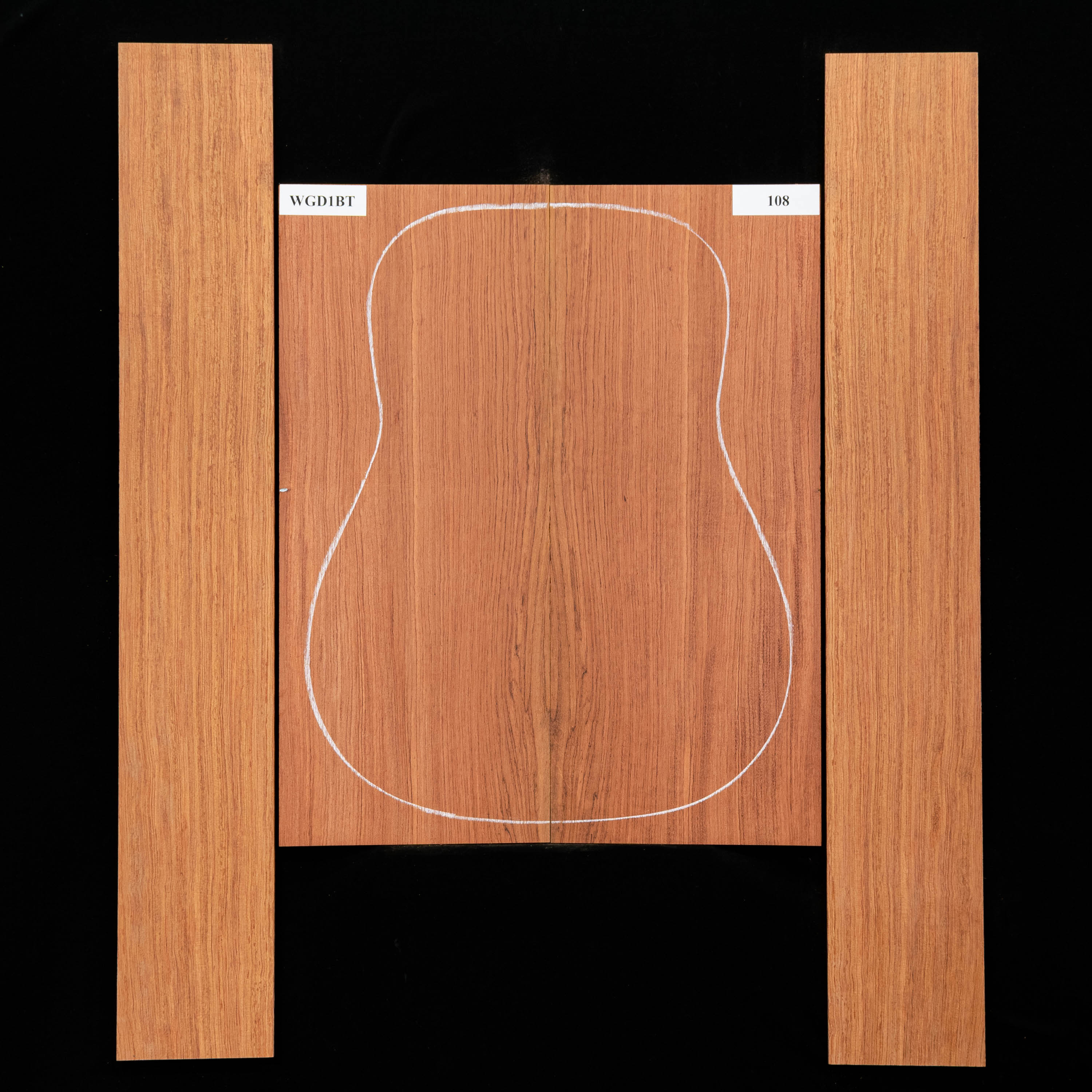 Bubinga Back + Side Set - 108