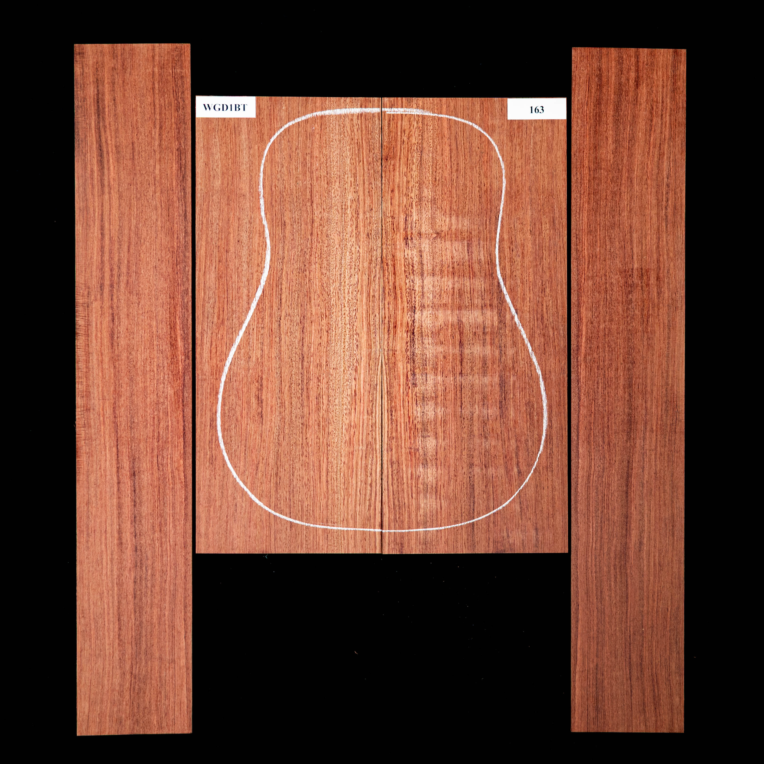 Bubinga Back + Side Set - 163