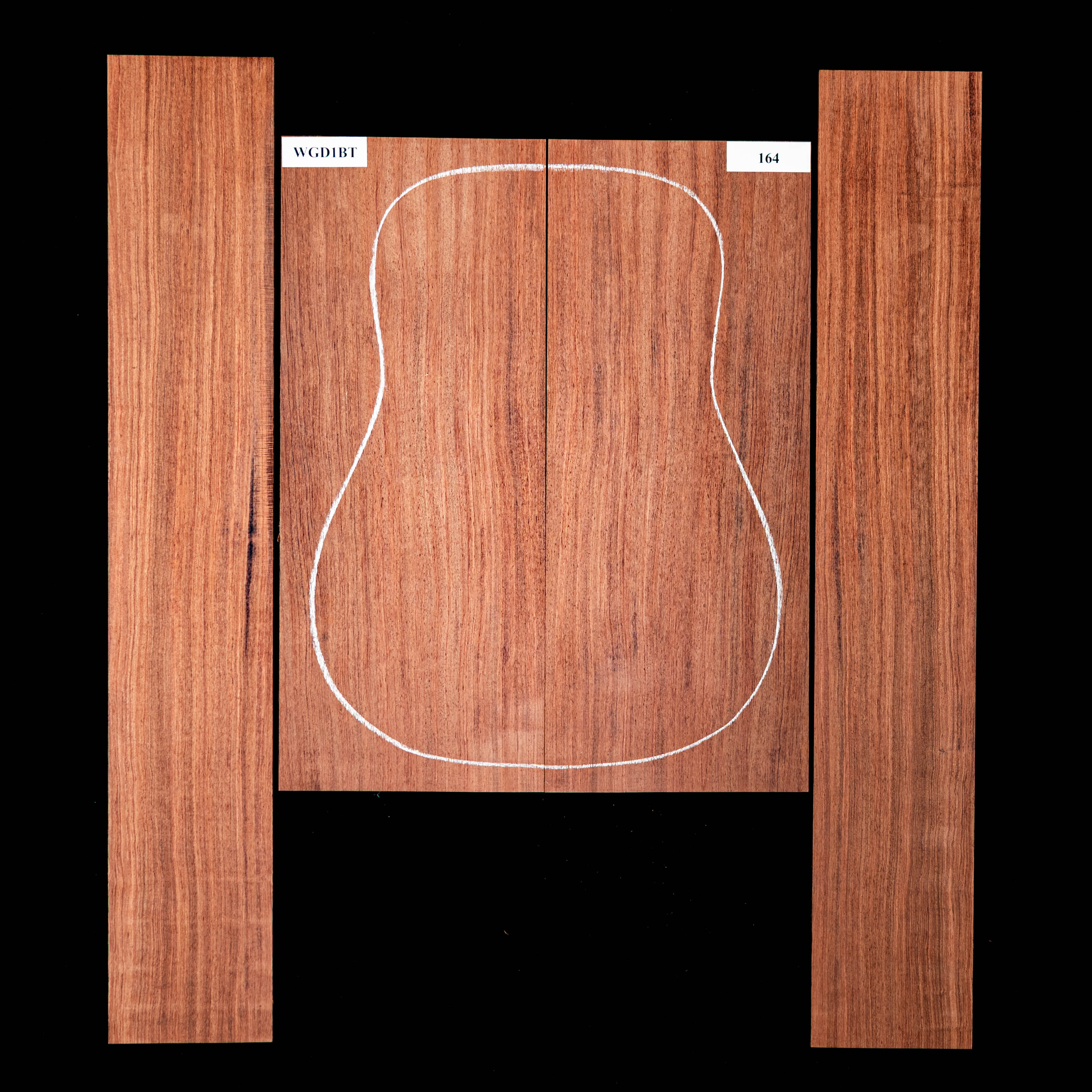 Bubinga Back + Side Set - 164