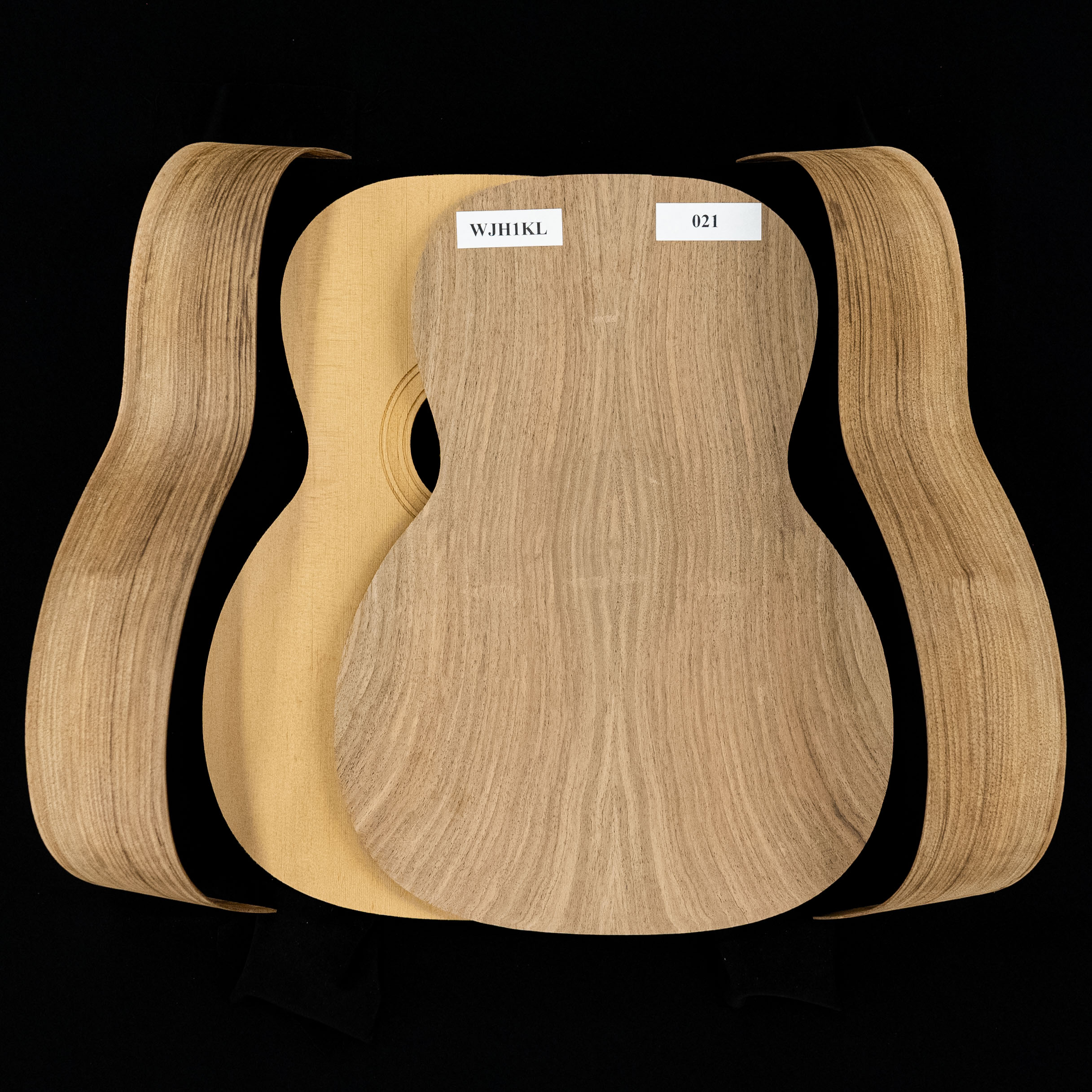 WoodStax Claro Walnut TripleO Guitar Kit, BoltOn Neck 021 StewMac