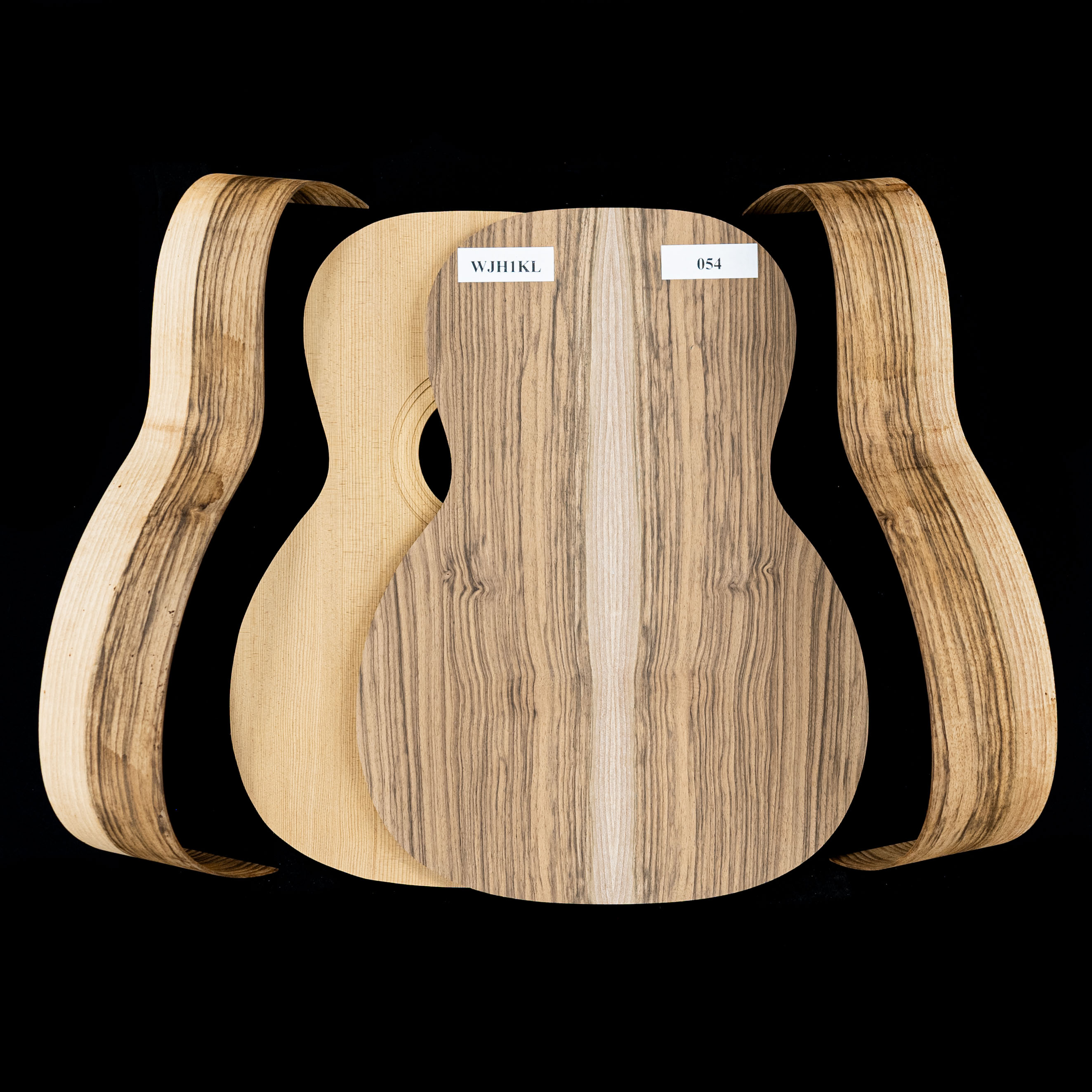 WoodStax Claro Walnut TripleO Guitar Kit, BoltOn Neck 054 StewMac