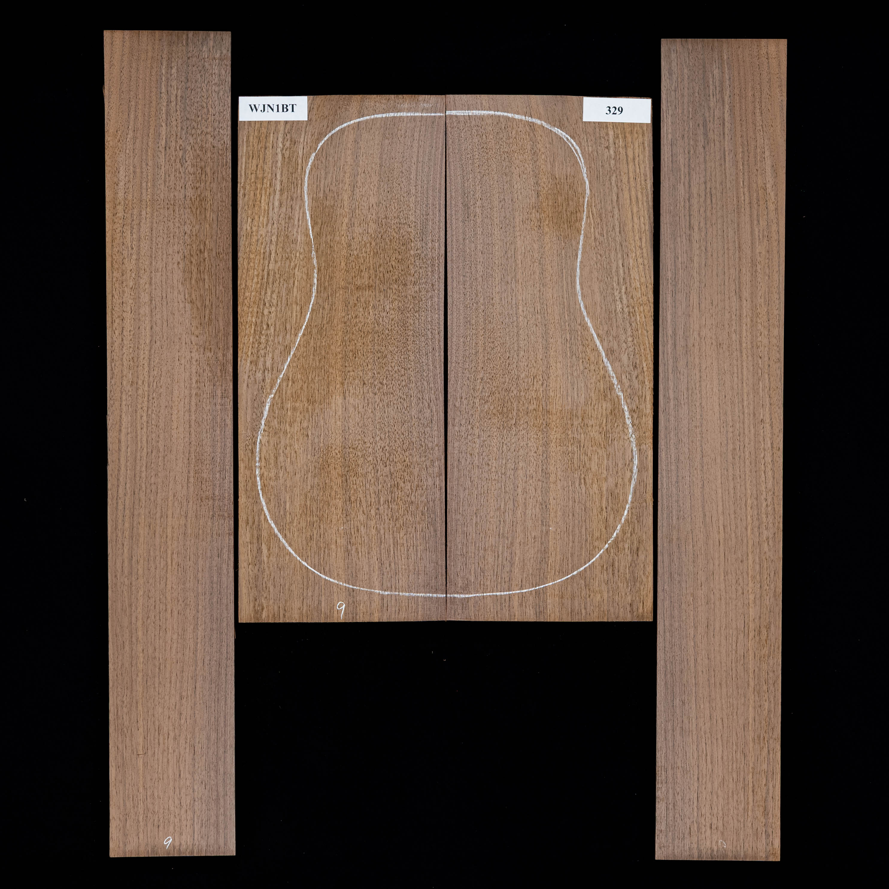 Black Walnut Back + Side Set - 329