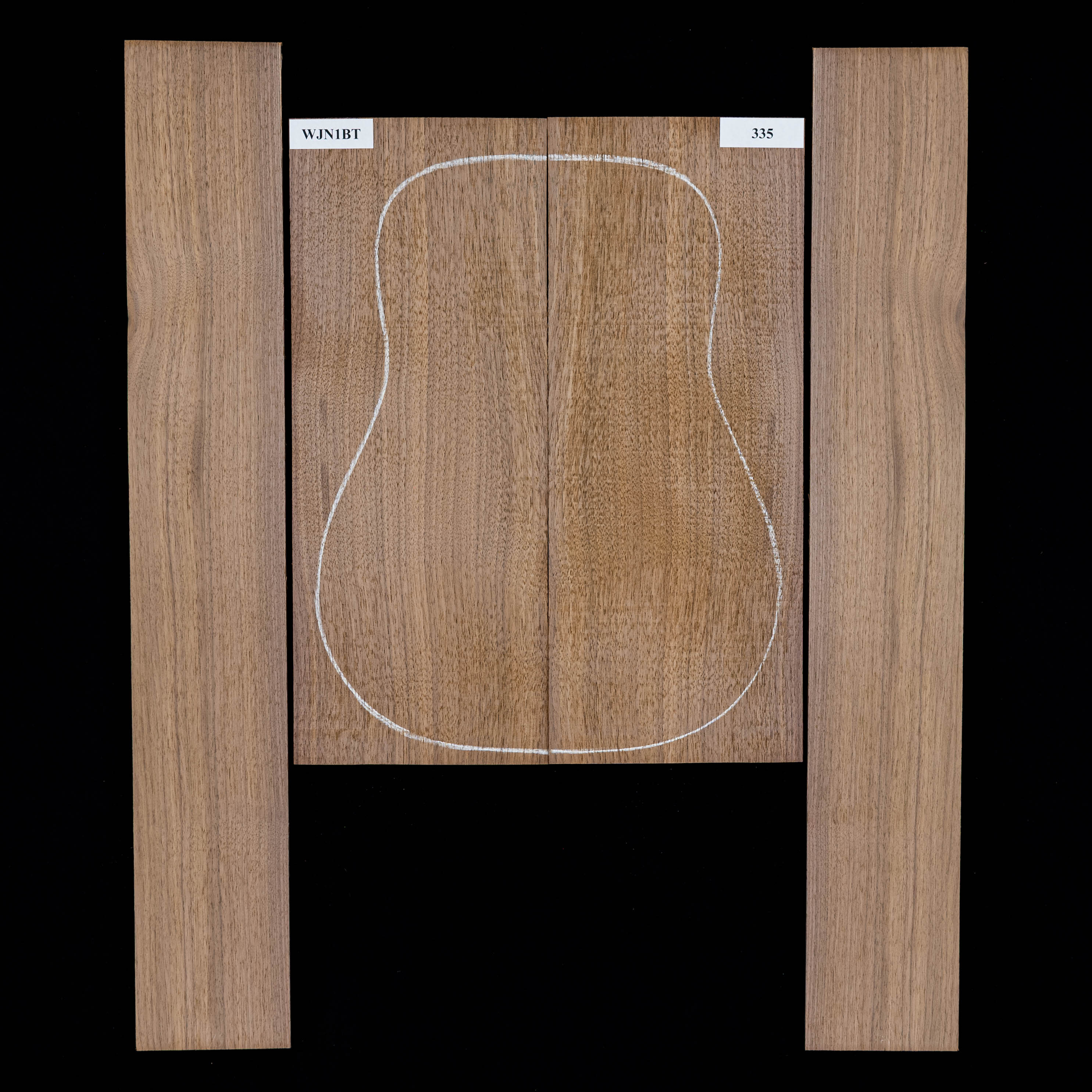 Black Walnut Back + Side Set - 335